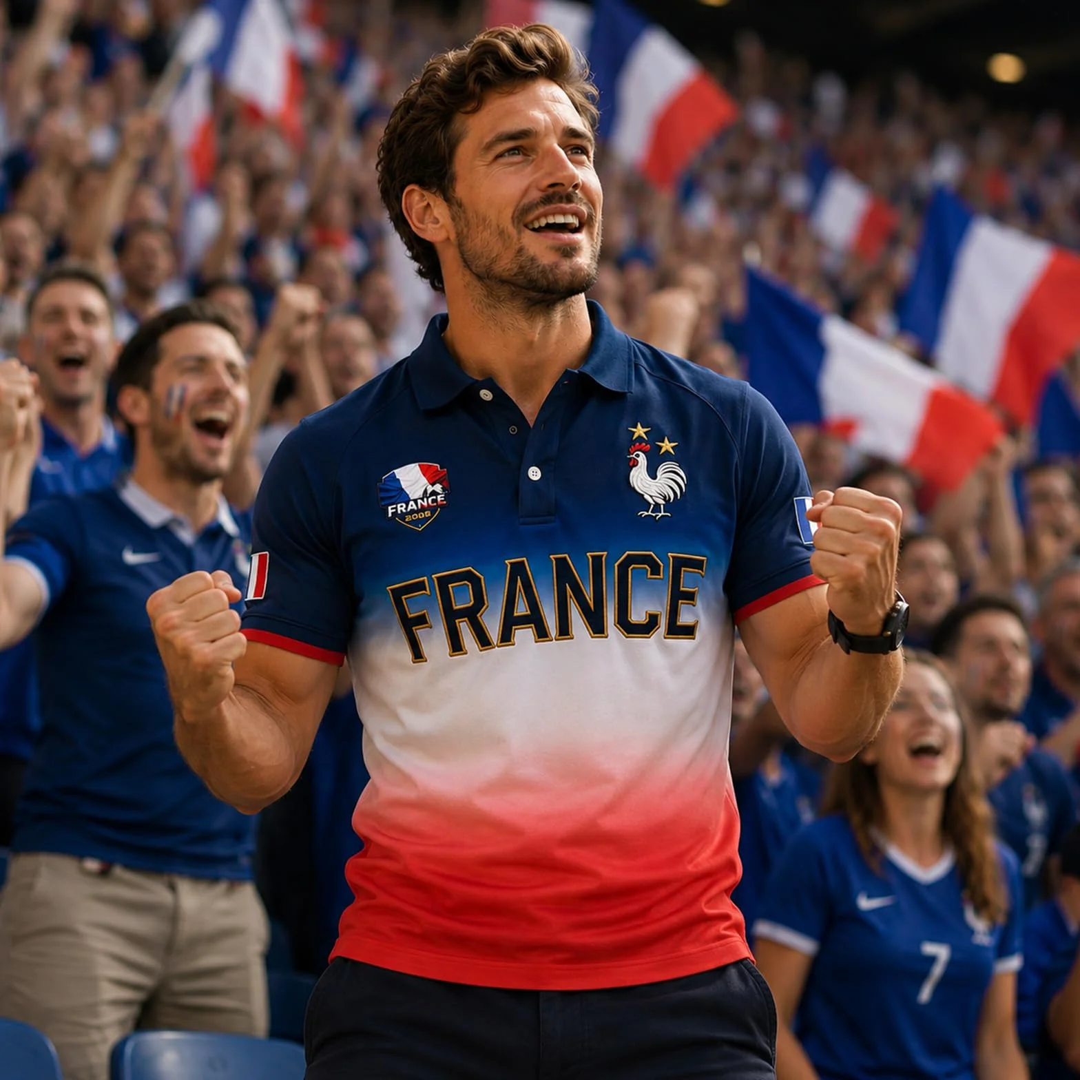 Maillot Officiel France Coupe du Monde de Football Supporters