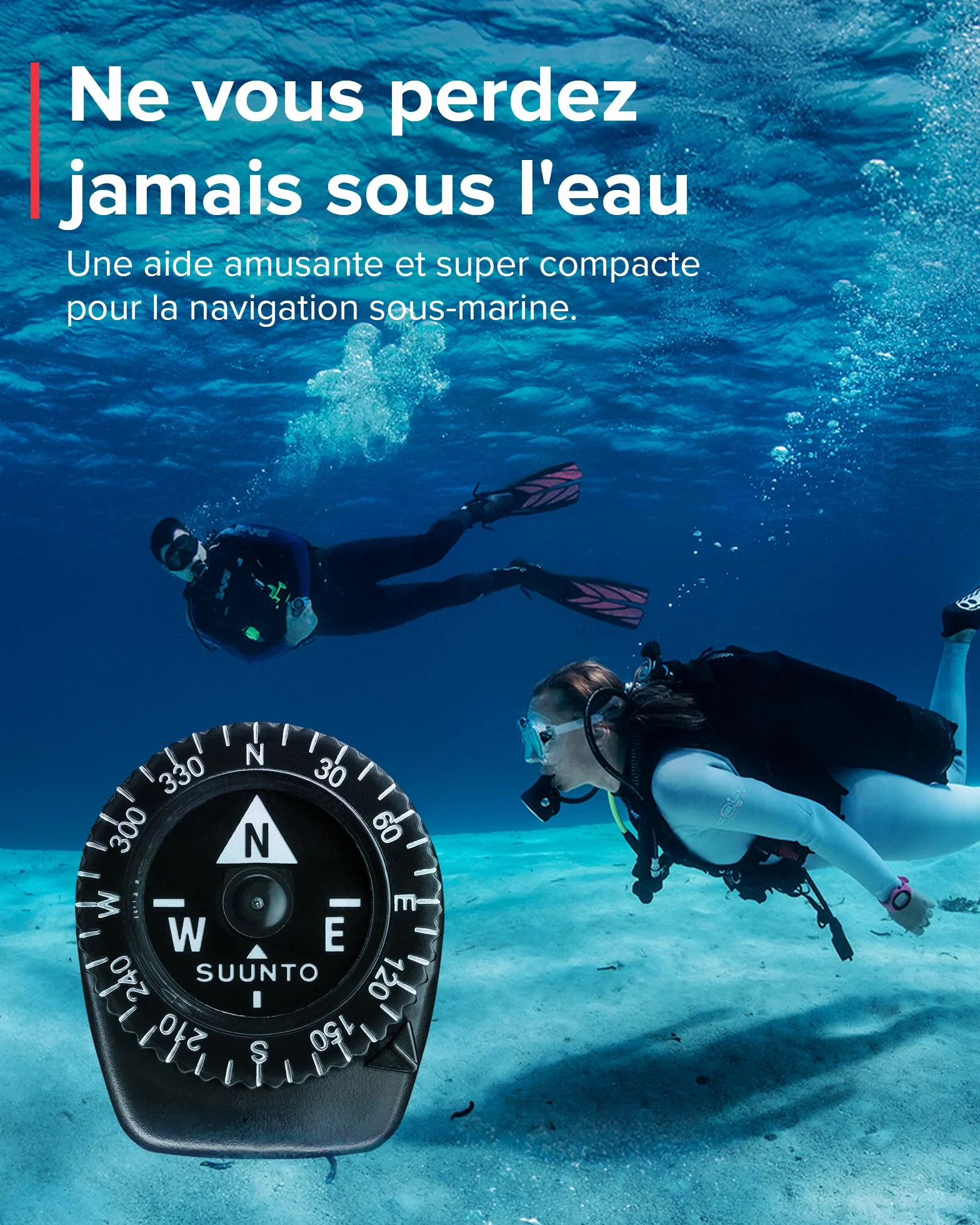 SUUNTO Clipper L/B Micro Boussole de Poche Portable à Suspension Liquide pour Randonnée Camping Hiking