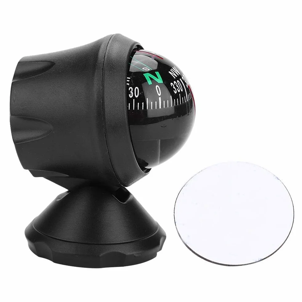 Boussole Marine Électronique avec Vision Nocturne Réglable - Compas de Navigation pour Voiture et Bateau