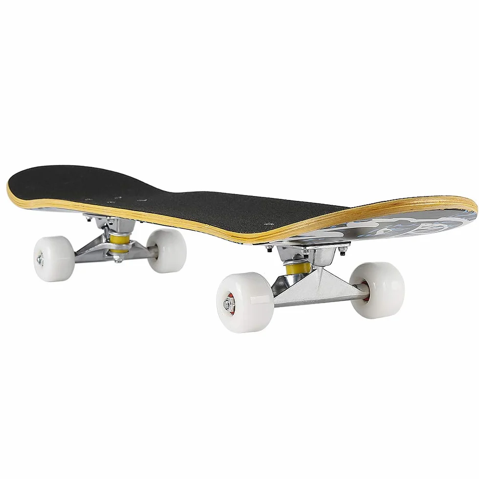 Skateboard Complet Enfants Adolescents Adultes Double Kick Maple Deck Concave Cruiser