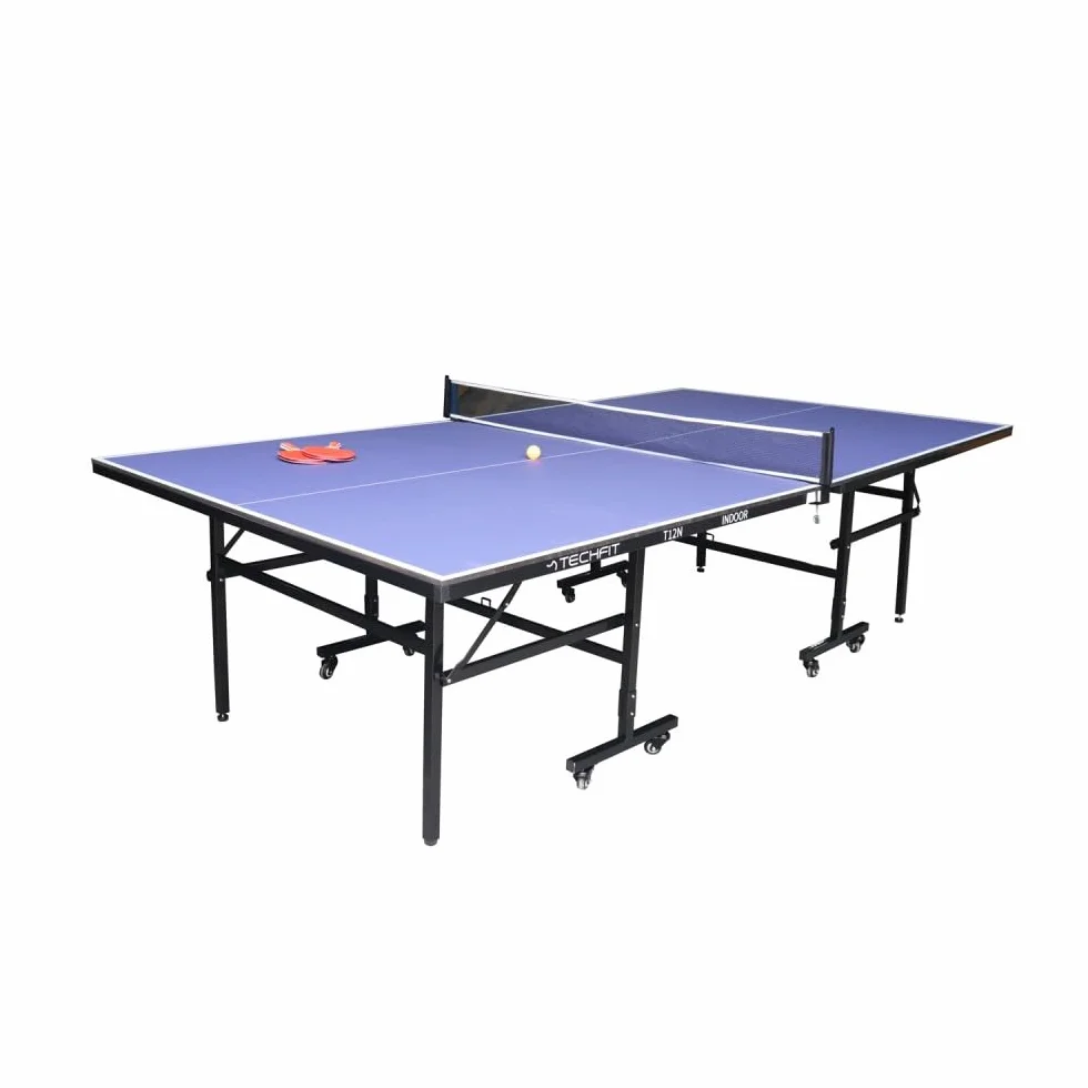 Profesjonalny Stół do Ping-Ponga Techfit Pliant 274x152.5x76cm z Ramą Metalową i Siatką 180cm