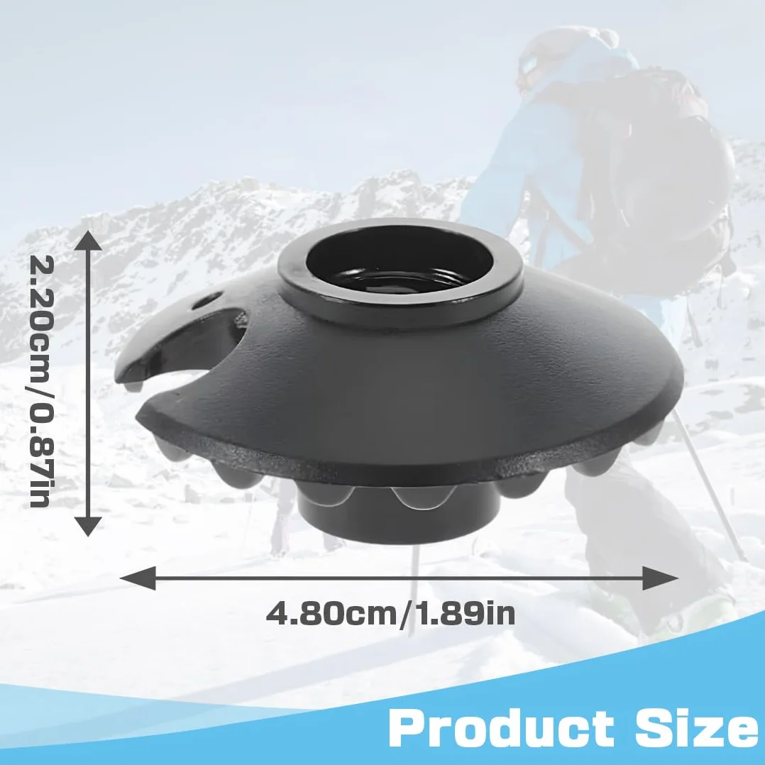 Protecteur de Pointe de bâton de Marche, Panier de Boue de Ski de Neige pour bâtons de randonnée, 8 pièces