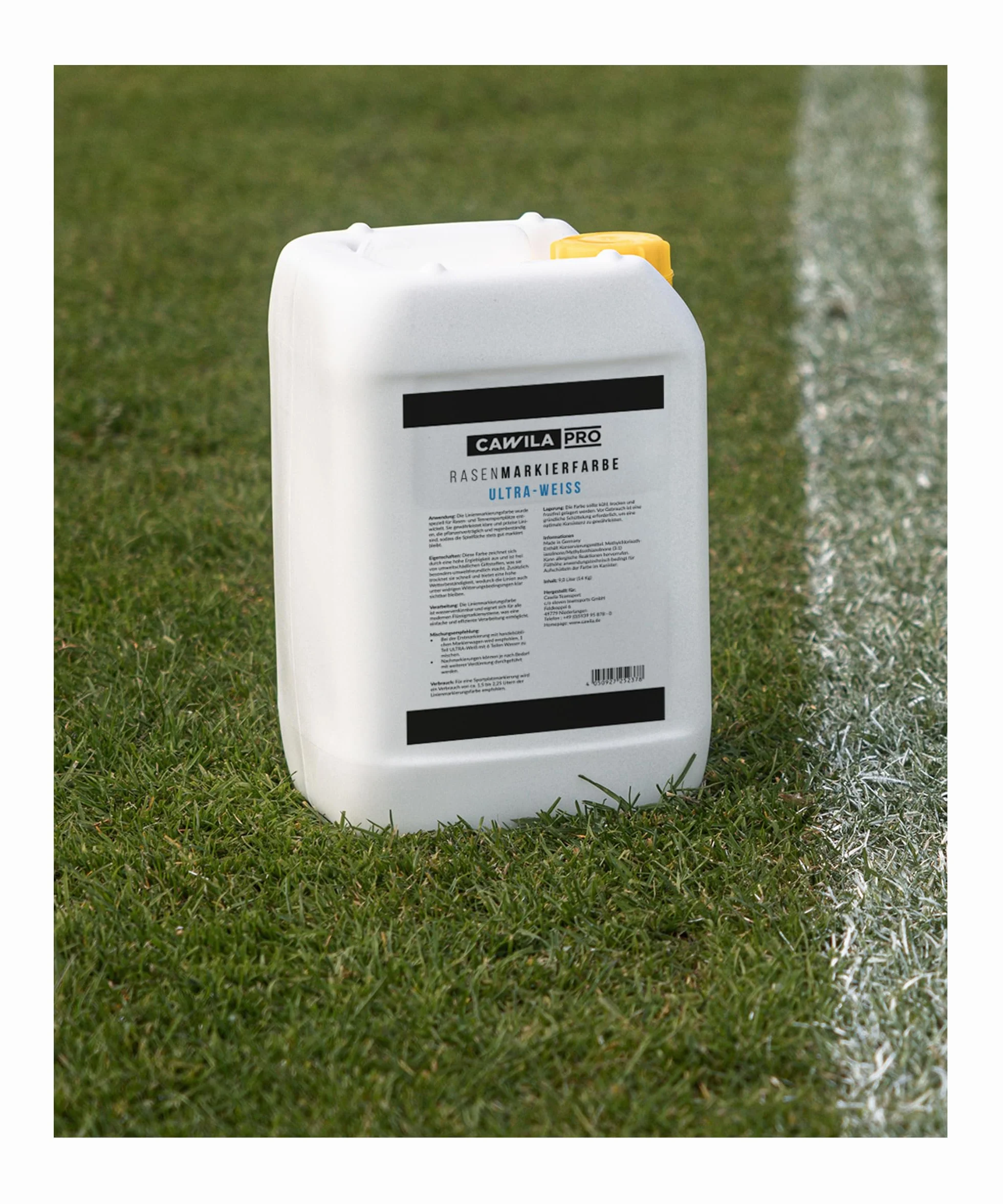 Cawila Ultra Peinture de marquage de pelouse concentrée pour terrain de sport Blanc