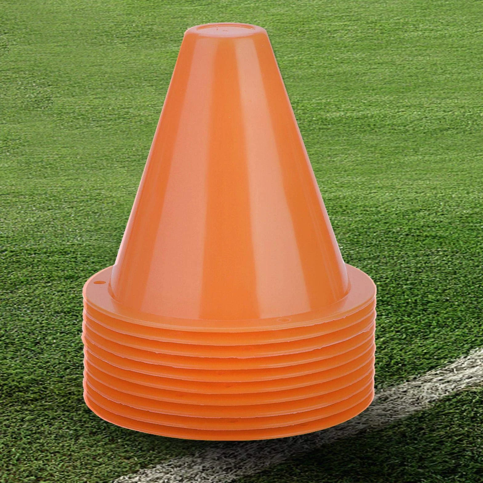 Alomejor 10 pièces cônes d'agilité en Plastique résistant pour Football entraînement
