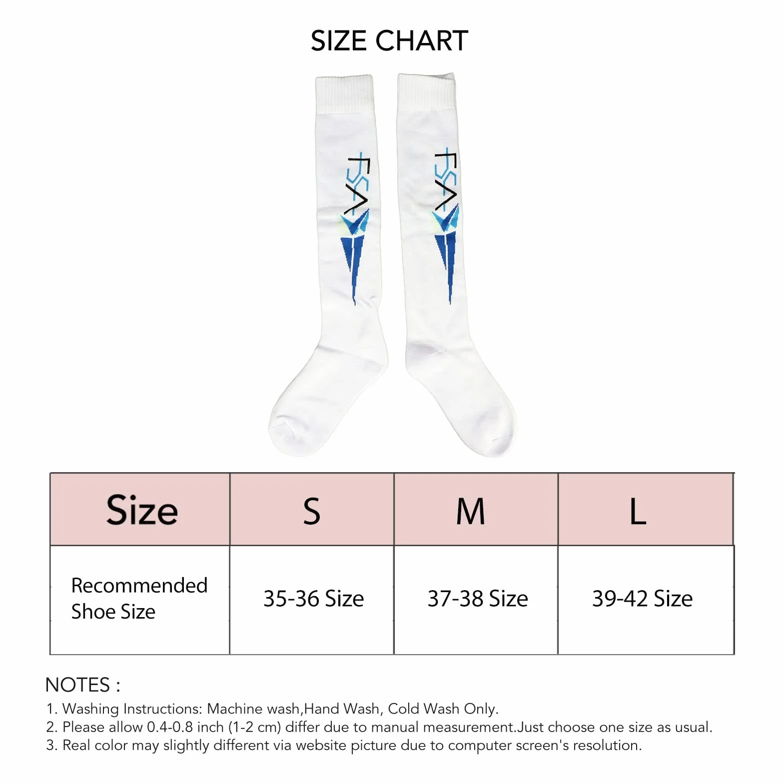 Chaussettes d'escrime pour Adultes, Bas de Protection Absorbant la Transpiration Bleu épaissi