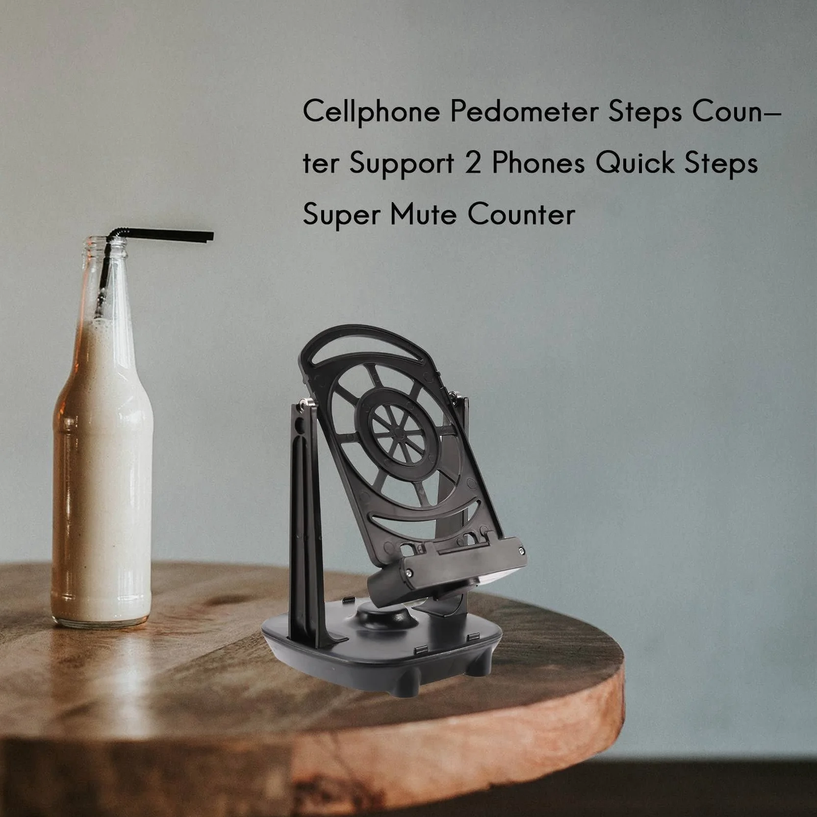 Balançoire pour Animaux de Compagnie GO Podomètre Portable Compteur d'Étapes Support 2 Téléphones