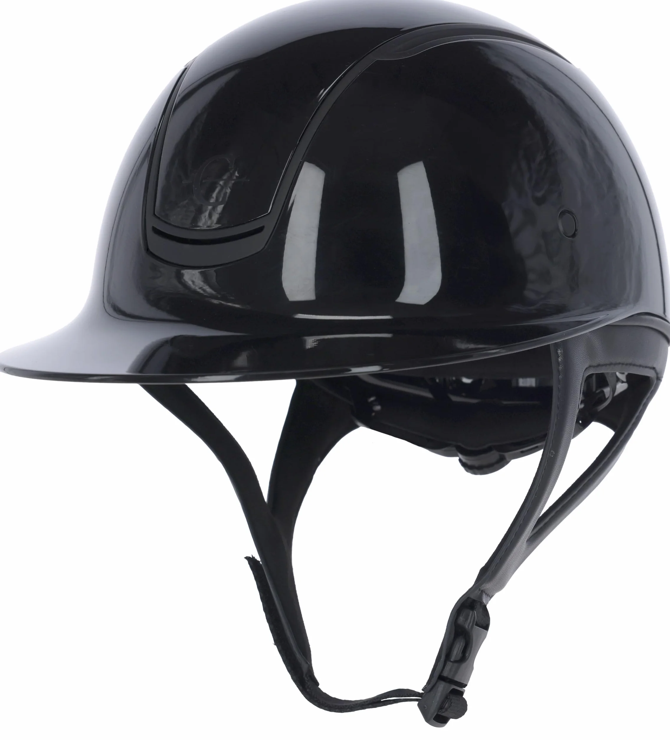 Covalliero Casque d'équitation Eclipse Polo brillant noir laqué 56-58 cm ERT