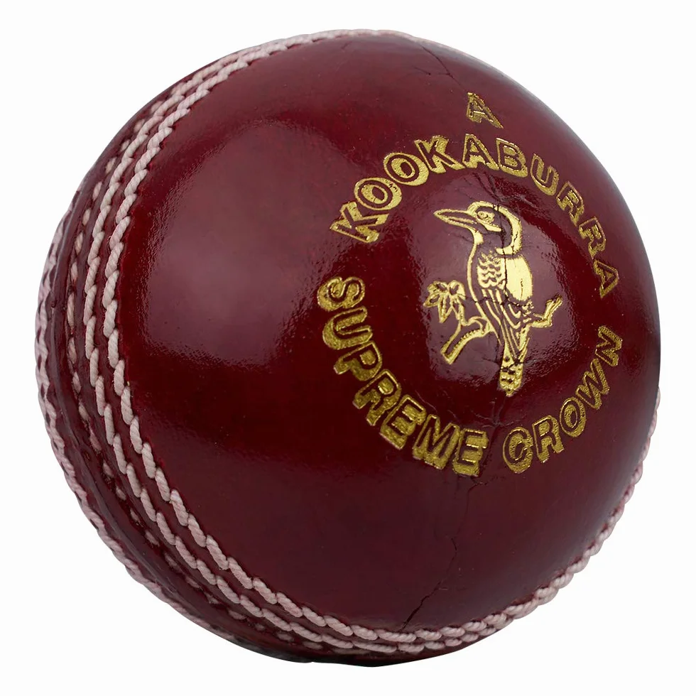 Kookaburra Supreme Crown Balle de Cricket Rouge