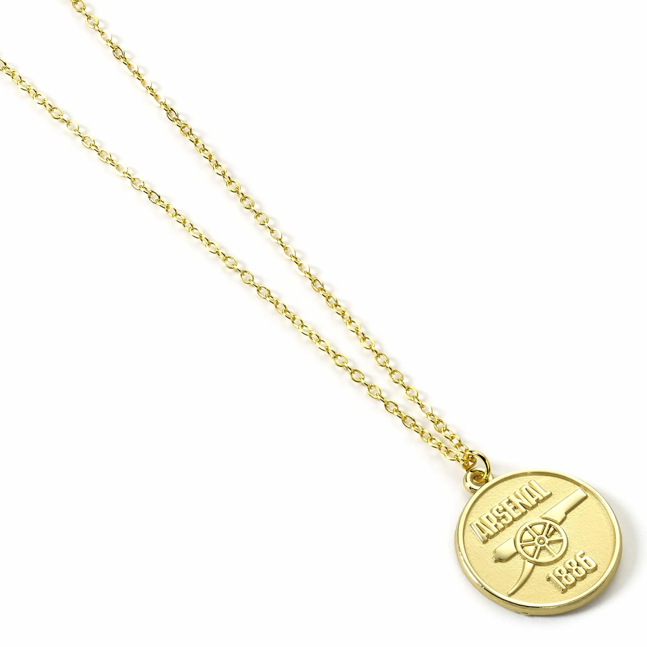 The Carat Shop Arsenal Football Club Collier doré blason Zinc