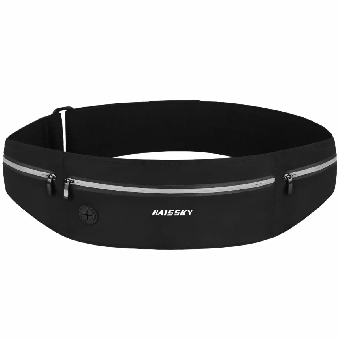 HAISSKY Ceinture de Course Sport Etanche Réglable Running Belt pour Homme Femme Support de téléphone