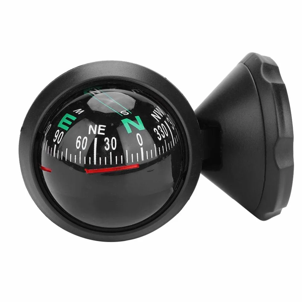 Boussole Marine Électronique avec Vision Nocturne Réglable - Compas de Navigation pour Voiture et Bateau