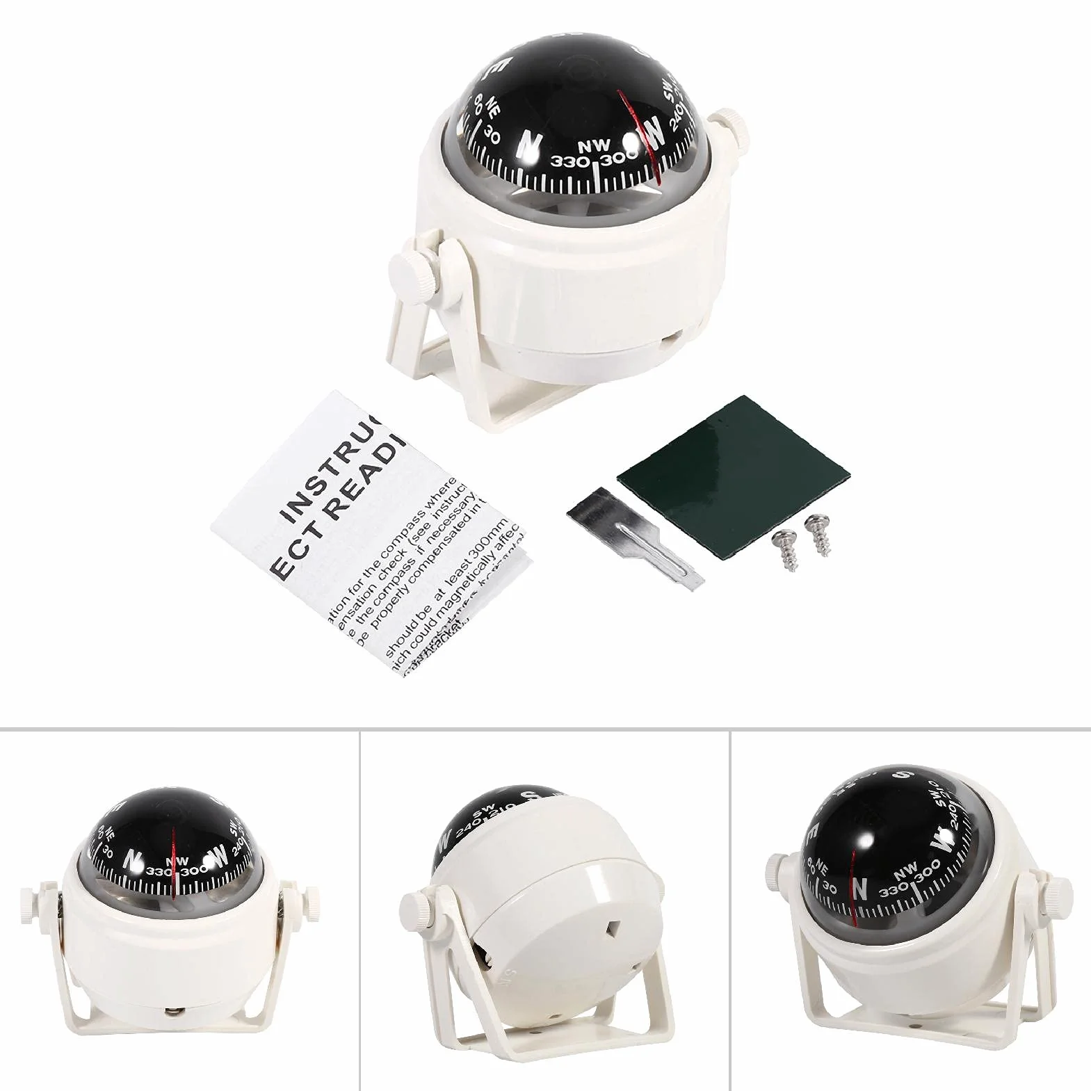 Qiilu Boussole Compass Multi-Purpose Marine Voyager
