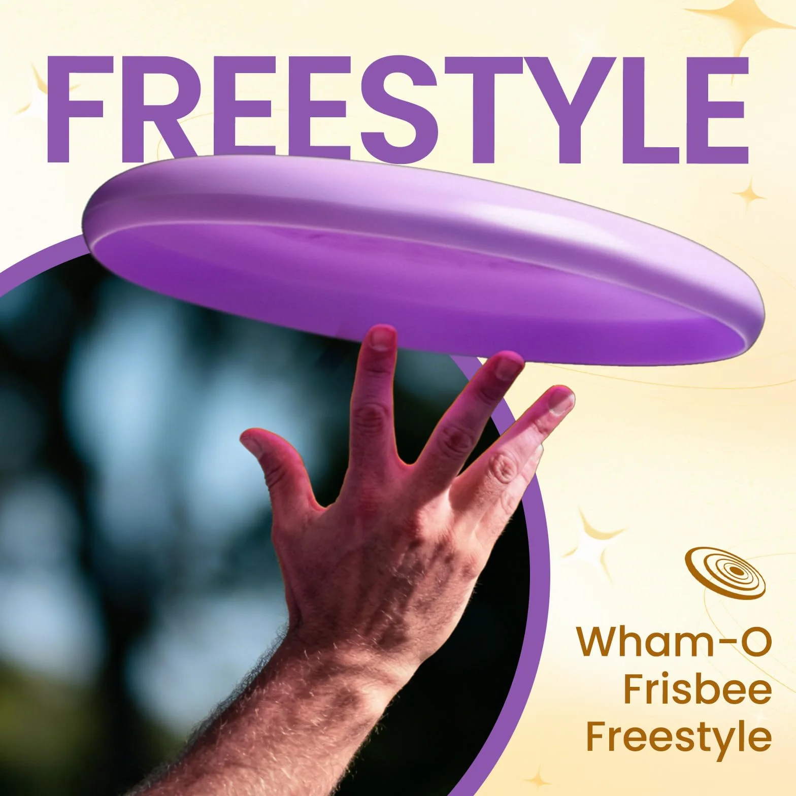 Wham-O Frisbee Freestyle Disc 160g 26.67cm PE Durable Flexible Extérieur Plage