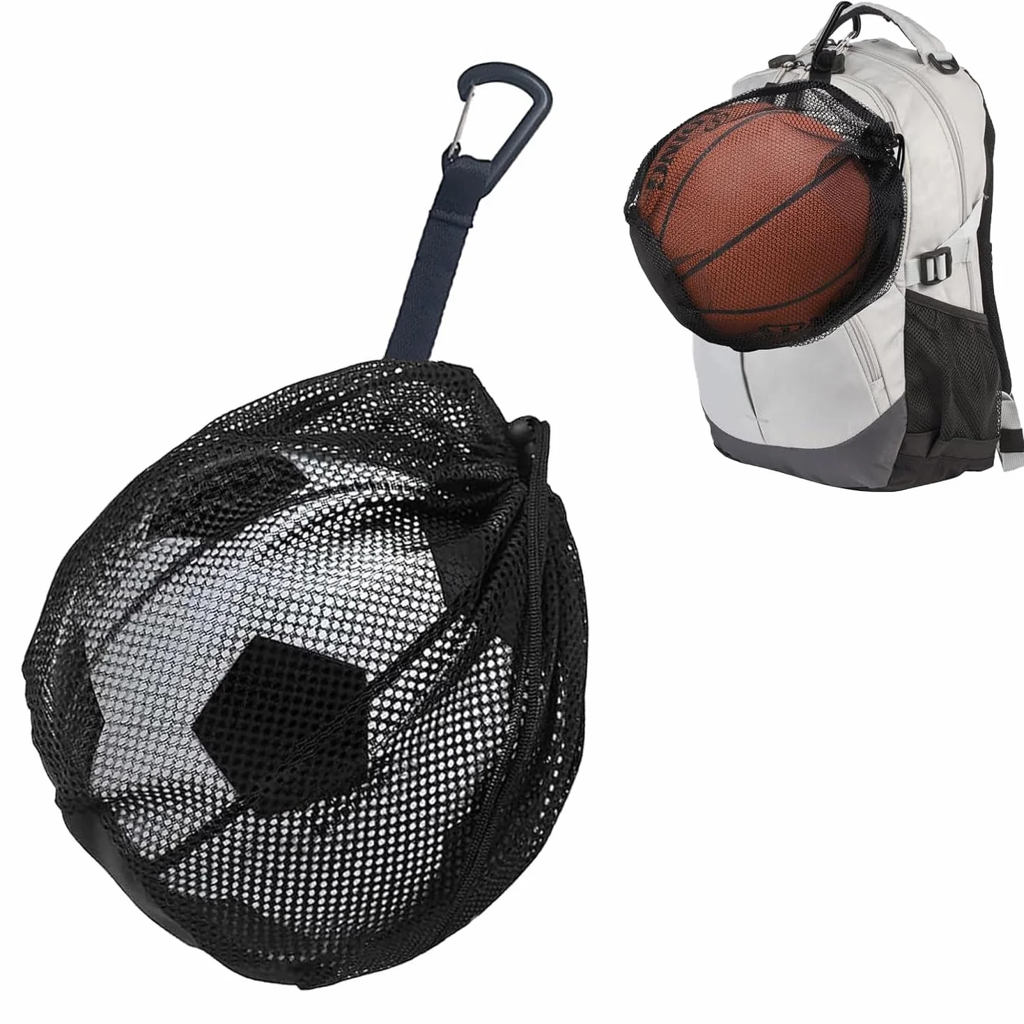 Sac de basket-ball avec cordon de serrage filet de basket-ball football tennis volley-ball