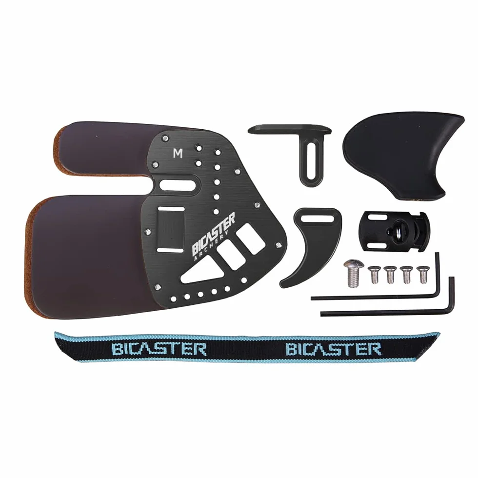 BICASTER ASA Doigts en cuir de vache plaque aluminium repousser olympique