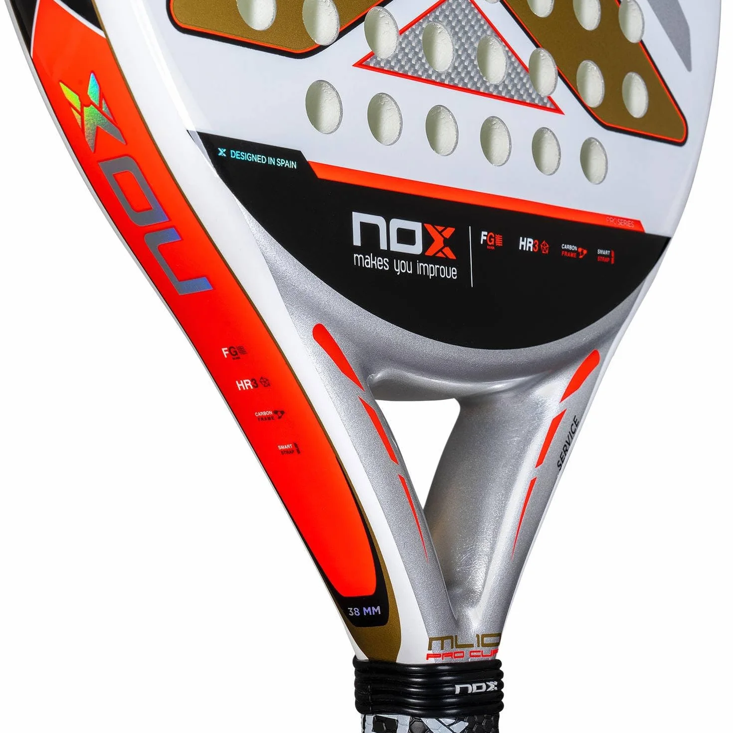 NOX ML10 Pro Cup Padel Racket COORP by Miguel LAMPERTI