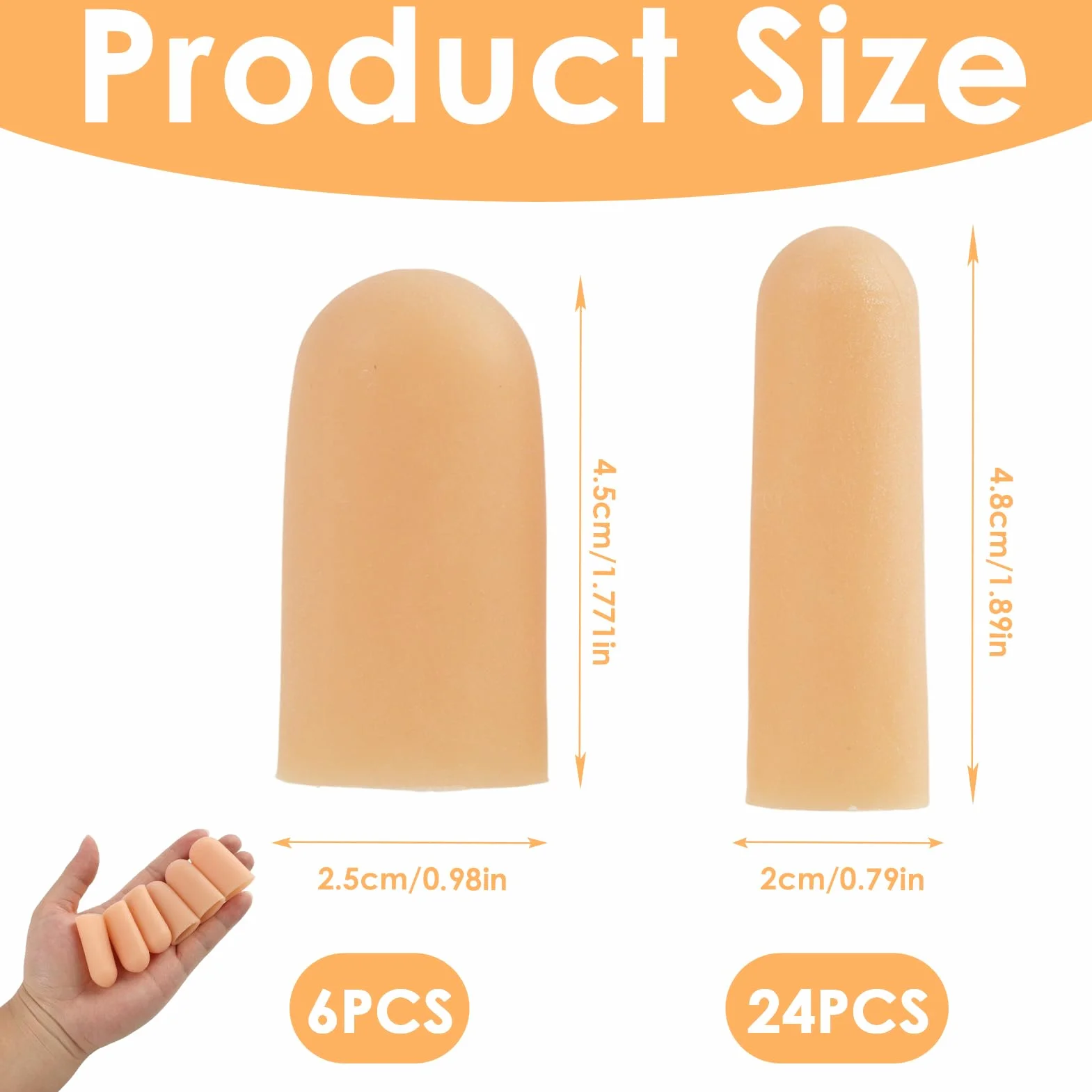 Protège Doigts en Silicone Étanches 30PCS, SEBS Protection Durable Réglable Pouce Flexible