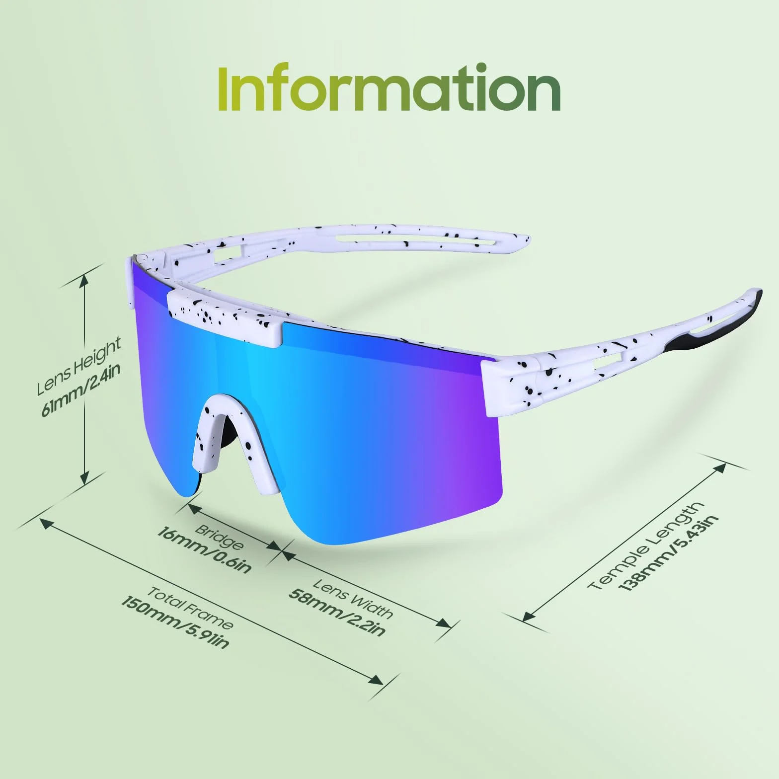 Lunette de Vitesse Cyclisme Polarisées Homme Vélo Moto Sport Ski Protection UV400
