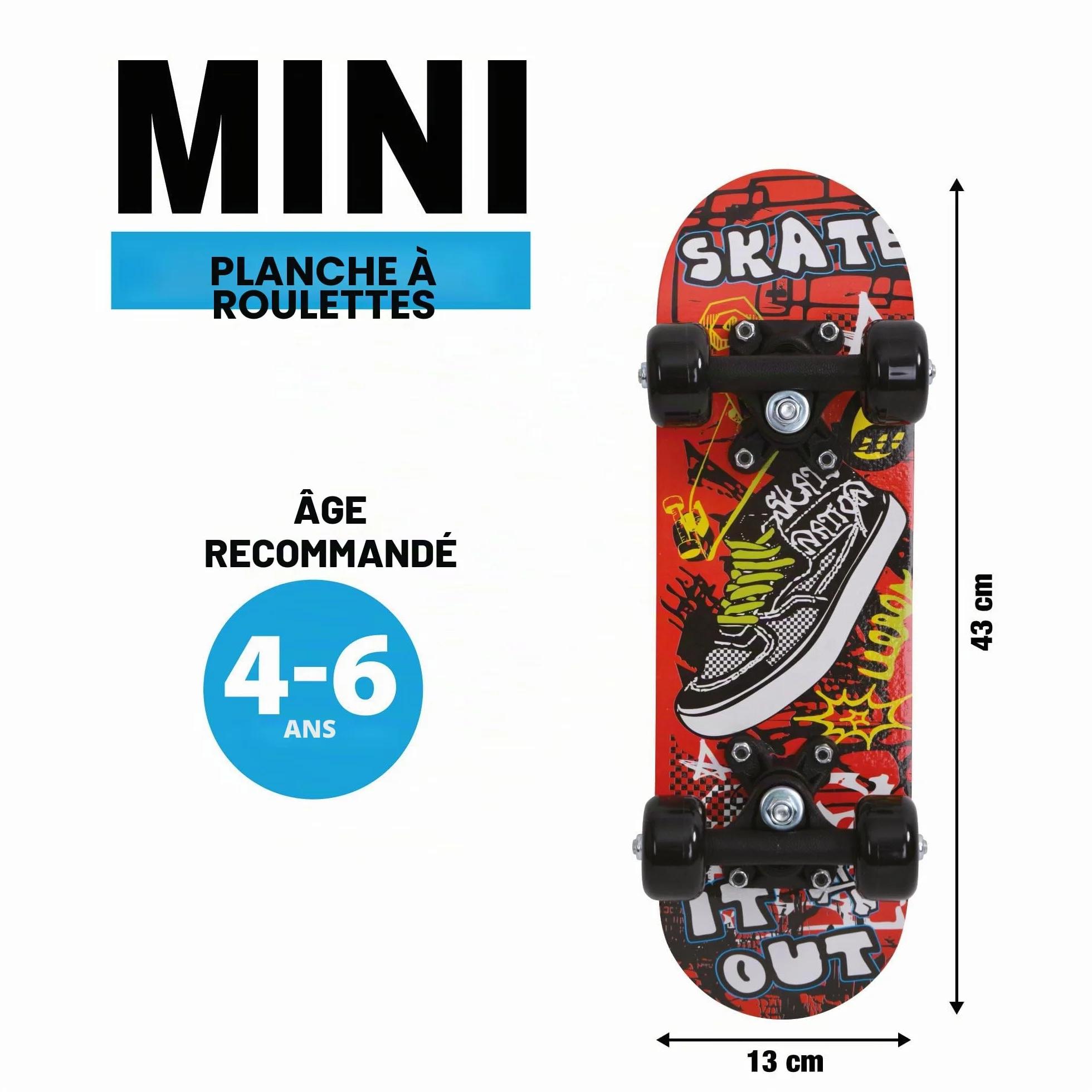 SCHILDKRÖT Mini Skateboard 17