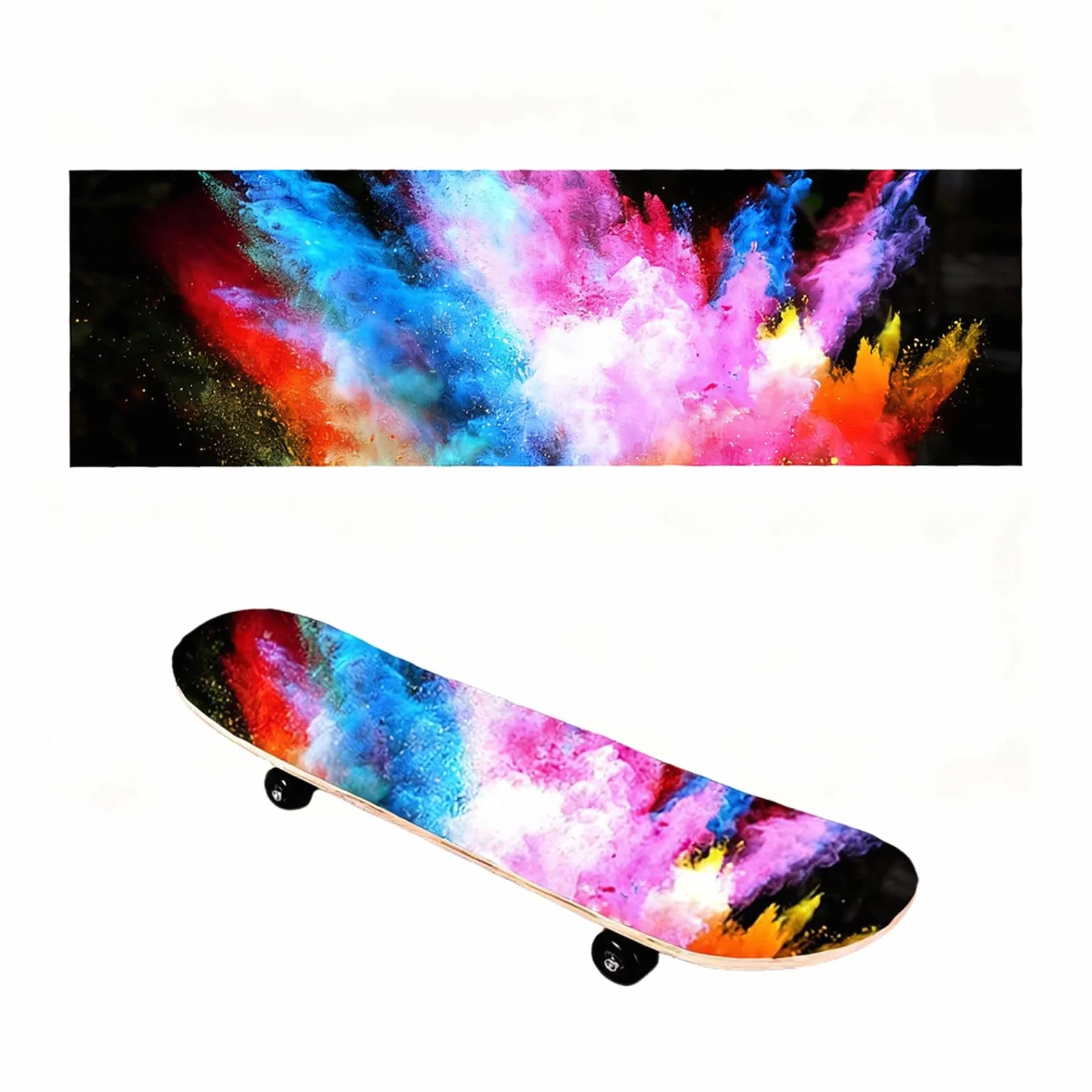 Bande antidérapante pour skateboard longboard, papier de verre, haute résistance au glissement