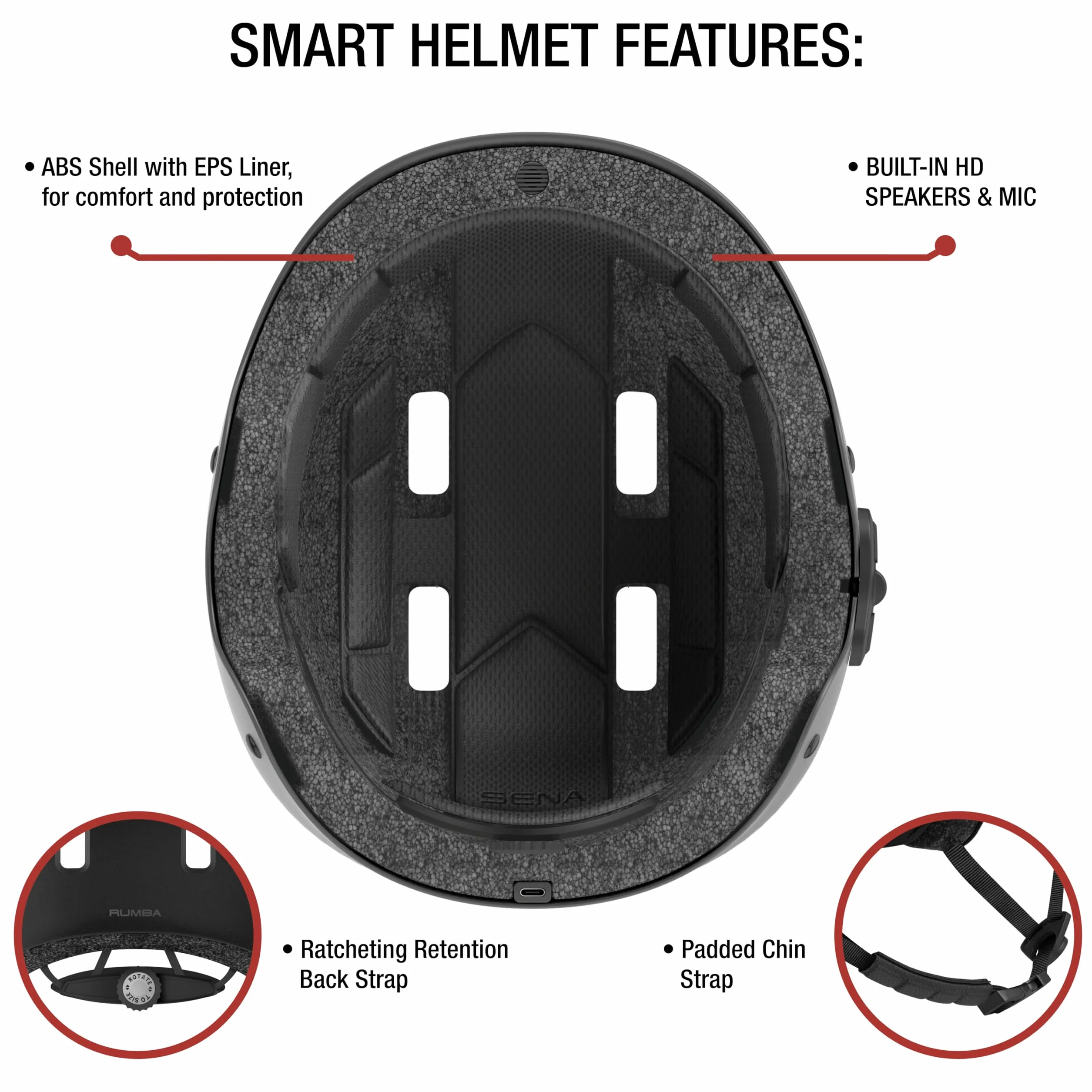 Sena Casque Bluetooth Rumba Multisports