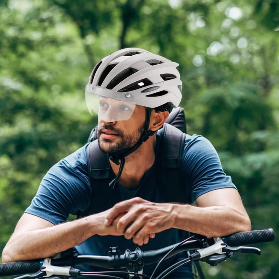 Cerioll Lunettes Magnétiques Détachable Coupe-vent Casque Vélo Sport Sécurité