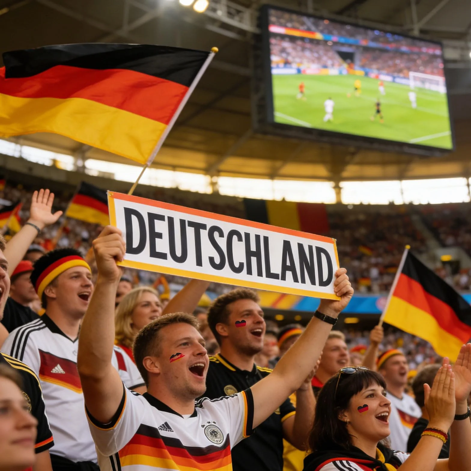 Autocollants et Tatouages Allemagne 2026, 30 pièces Autocollants Casque Football
