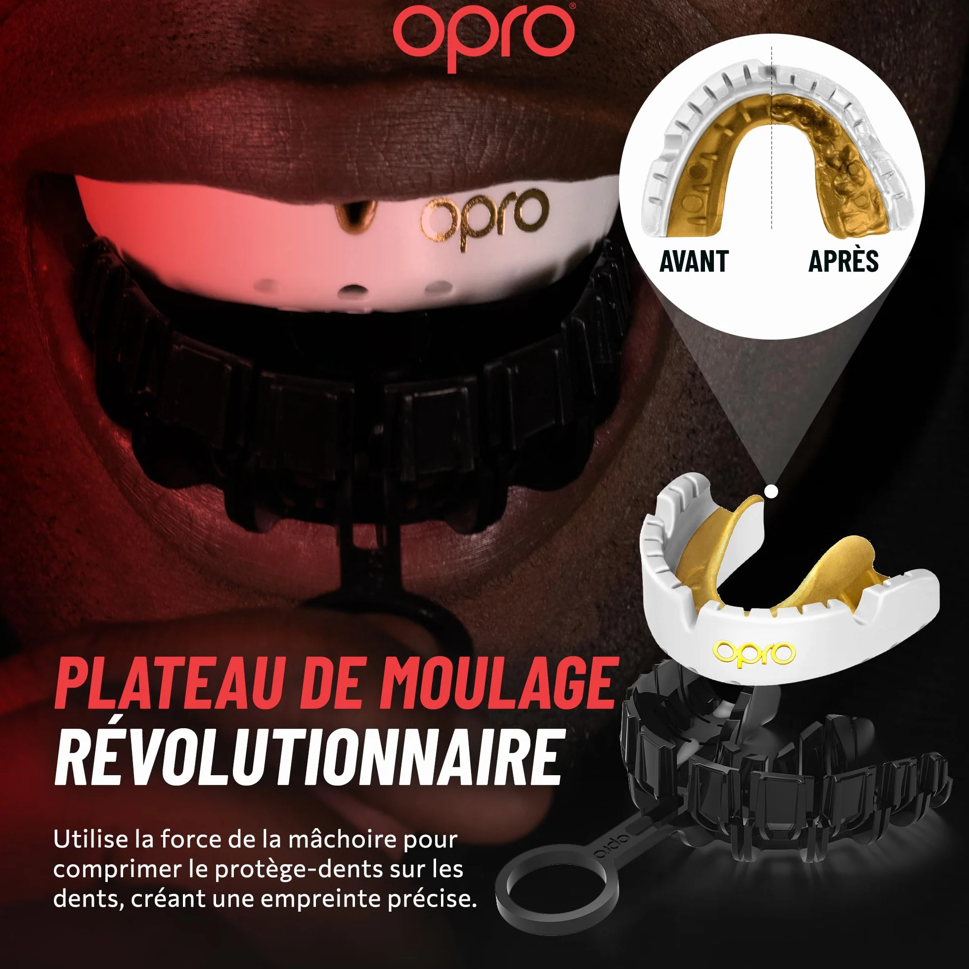 OPRO Protège-dents Gold Sport Adulte Boxe MMA Arts Martiaux Hockey
