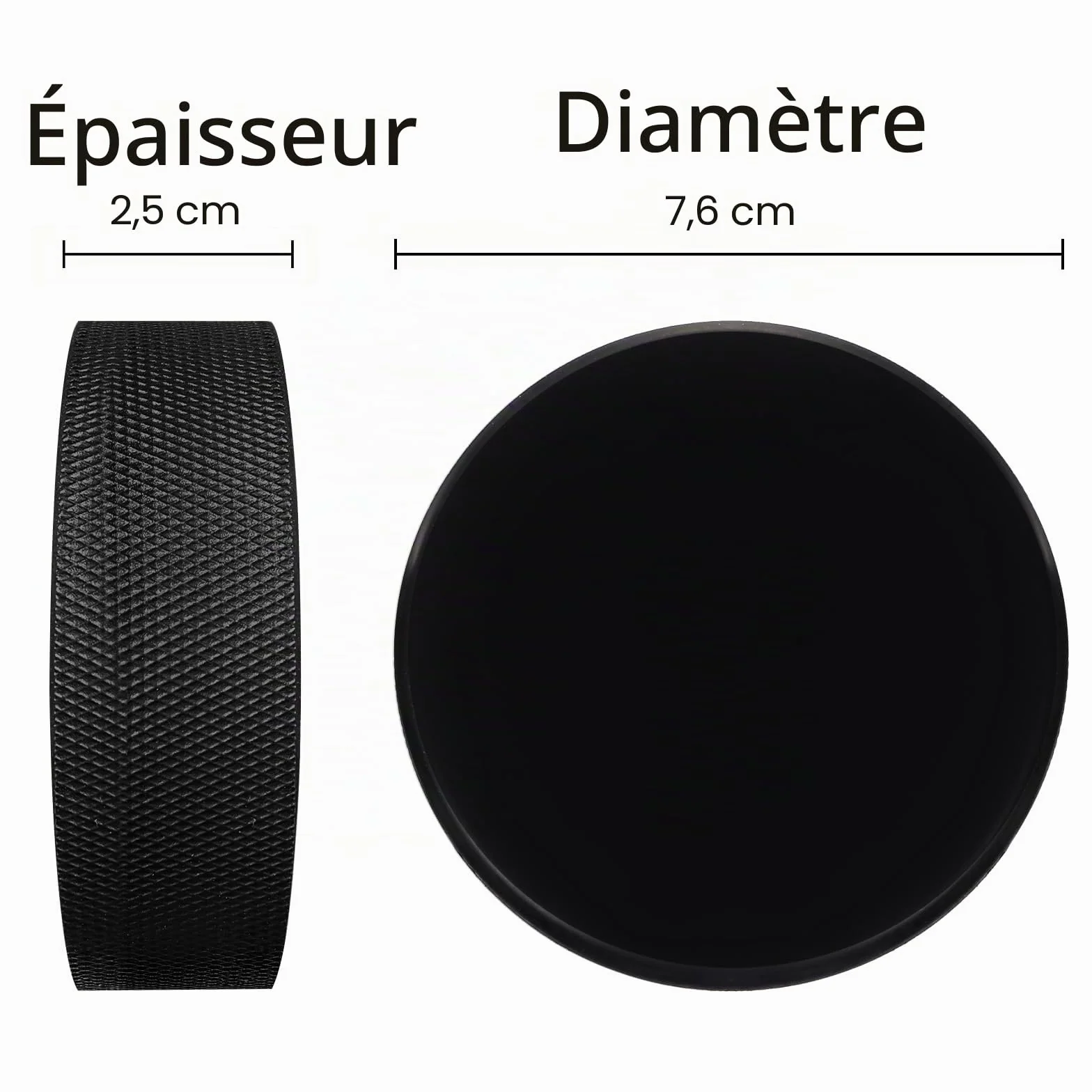 Palets de Hockey sur Glace Classiques Lot de 18