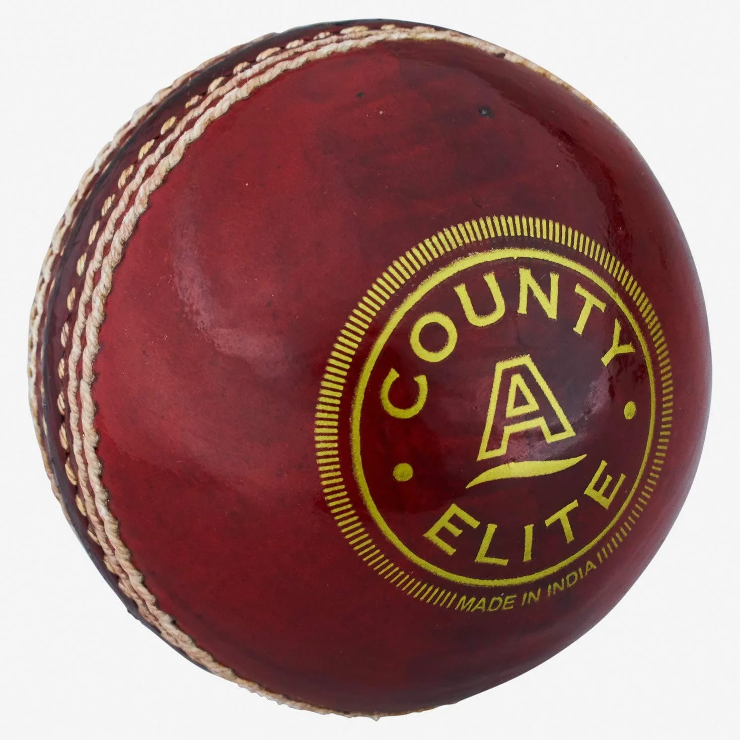 County Elite Balle de Cricket Rouge 155 g