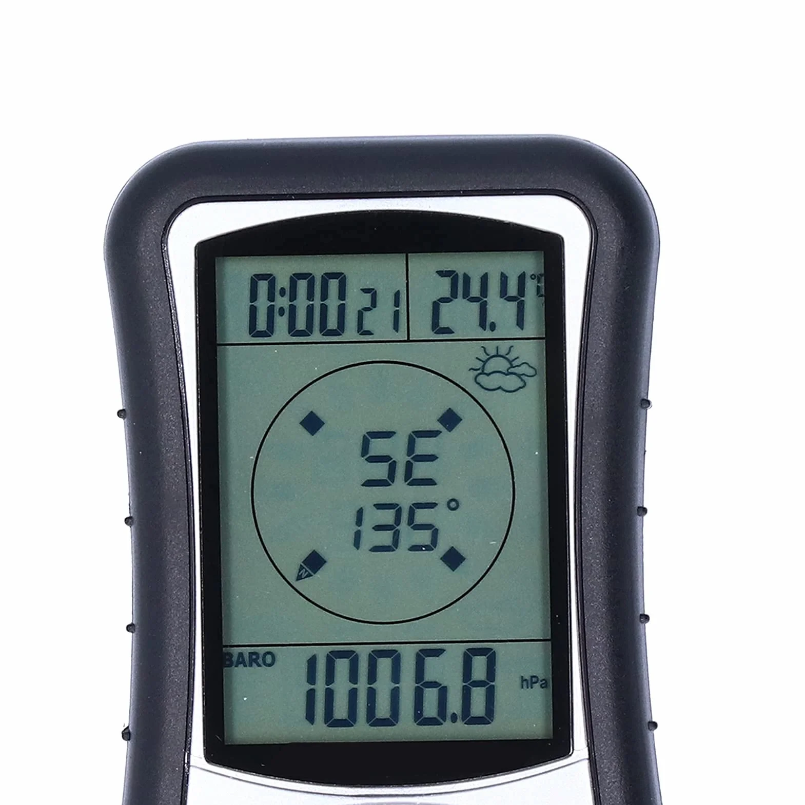 Altimètre numérique LCD multifonction avec boussole baromètre thermomètre extérieur
