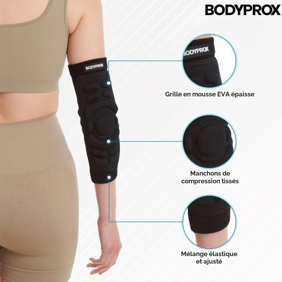 Coussinets de Protection des Coudes 1 Paire, Manchon de Protection