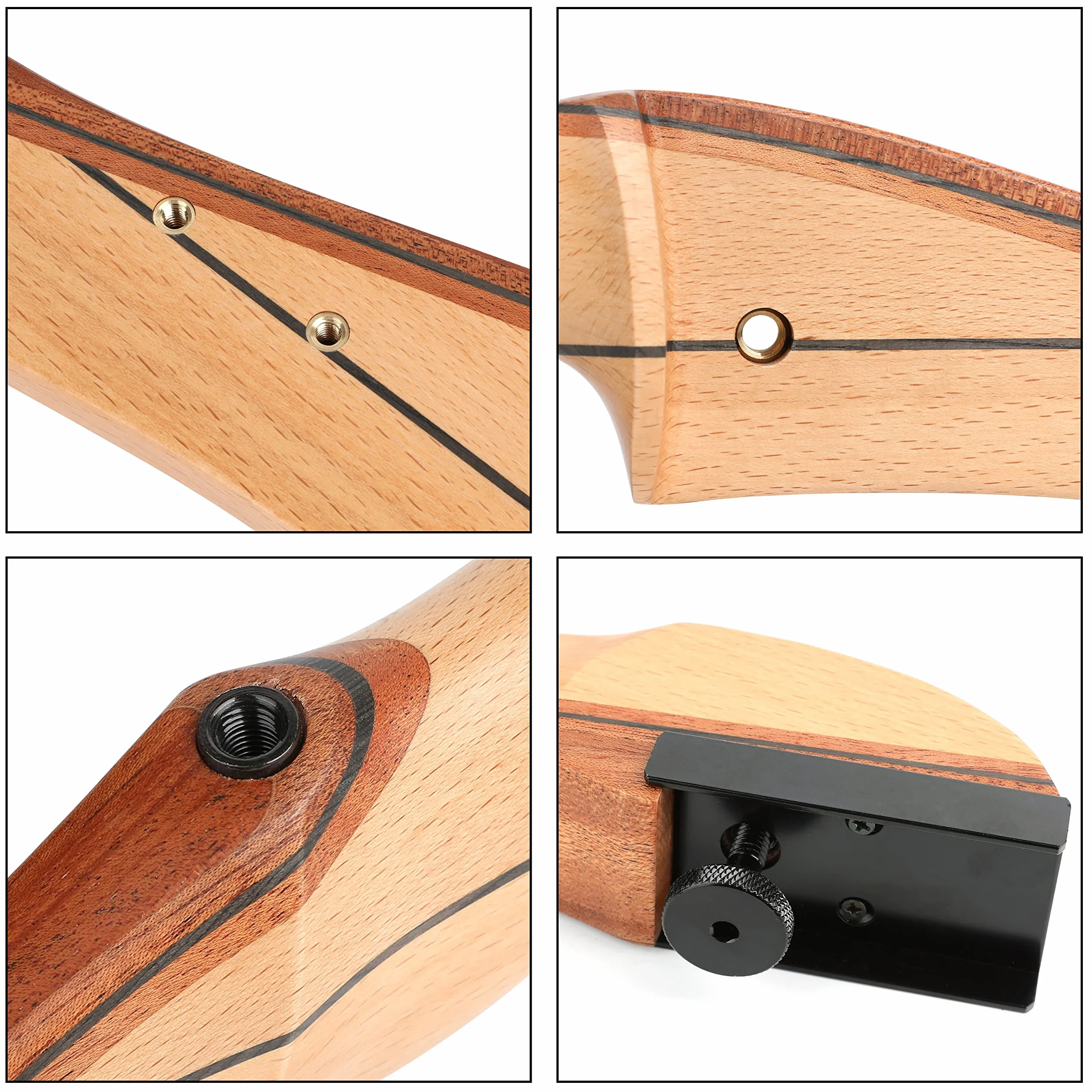 Arc Classique de tir à l'arc 66" 68" 70" 14-40 lbs droitier chasse compétition