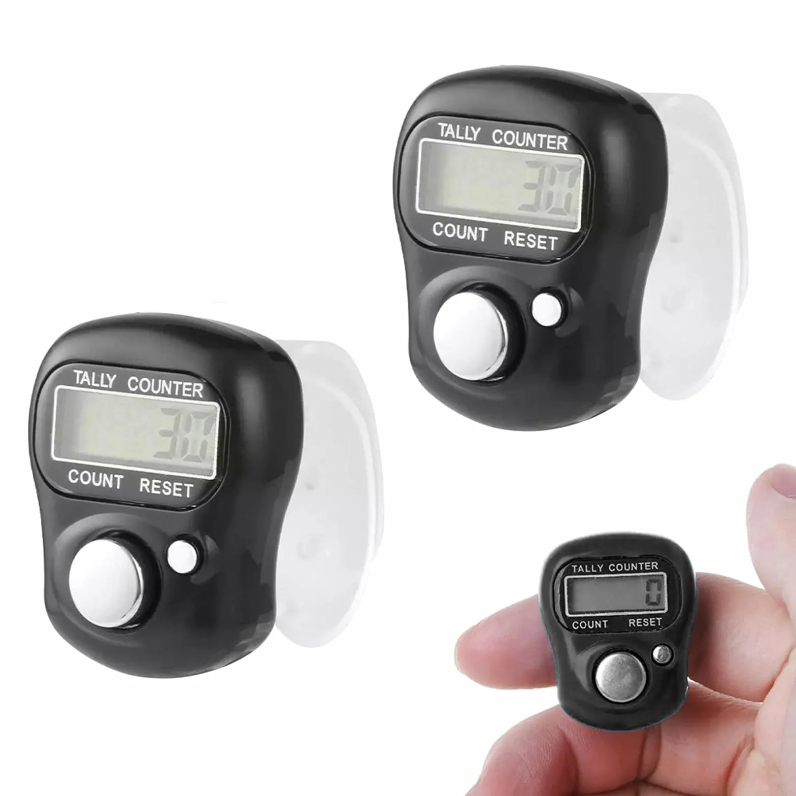 Compteur Numérique Électronique LED 5 Chiffres, Compteur Manuel Clicker