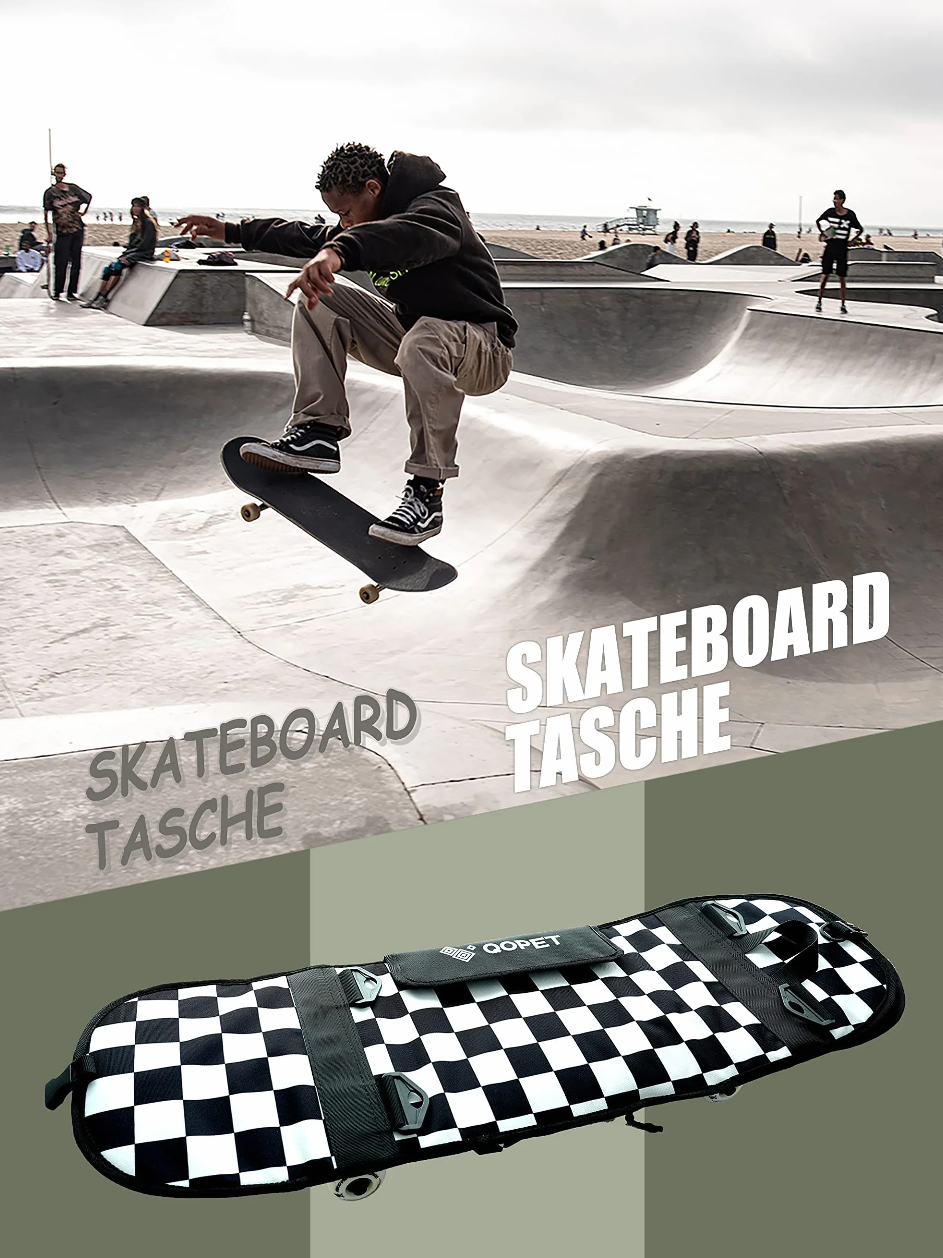 Sac à Dos Oxford 900D Étanche Pliable pour Skateboard Électrique