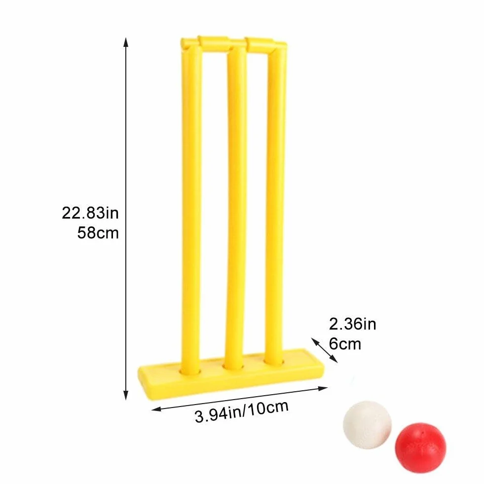 Ensemble de Cricket et Golf pour Enfants Jouets de Sport en Plastique