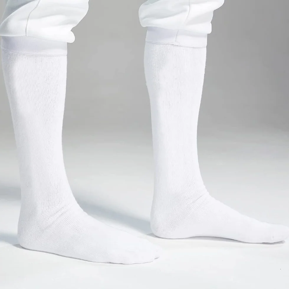 LEONARK Chaussettes d'escrime pour épée sabre fleuret - Bas unisexes enfants adultes