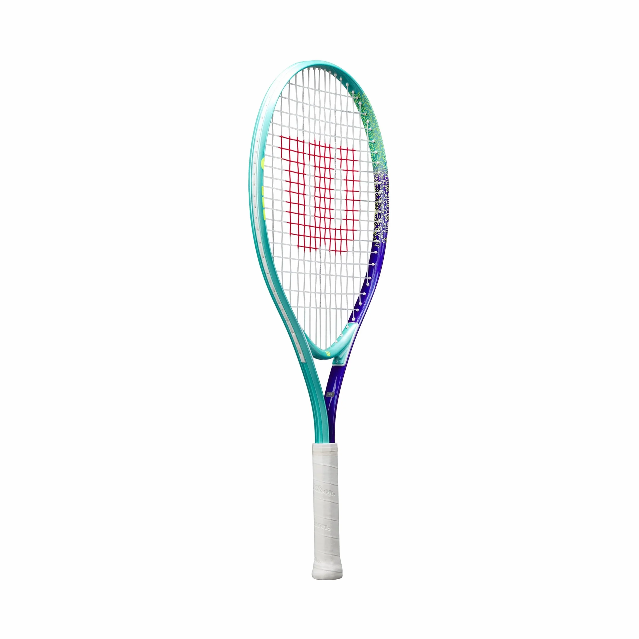 Wilson Intrigue Jr 25 Raquette de Tennis Cadre Léger Teal/Bleu
