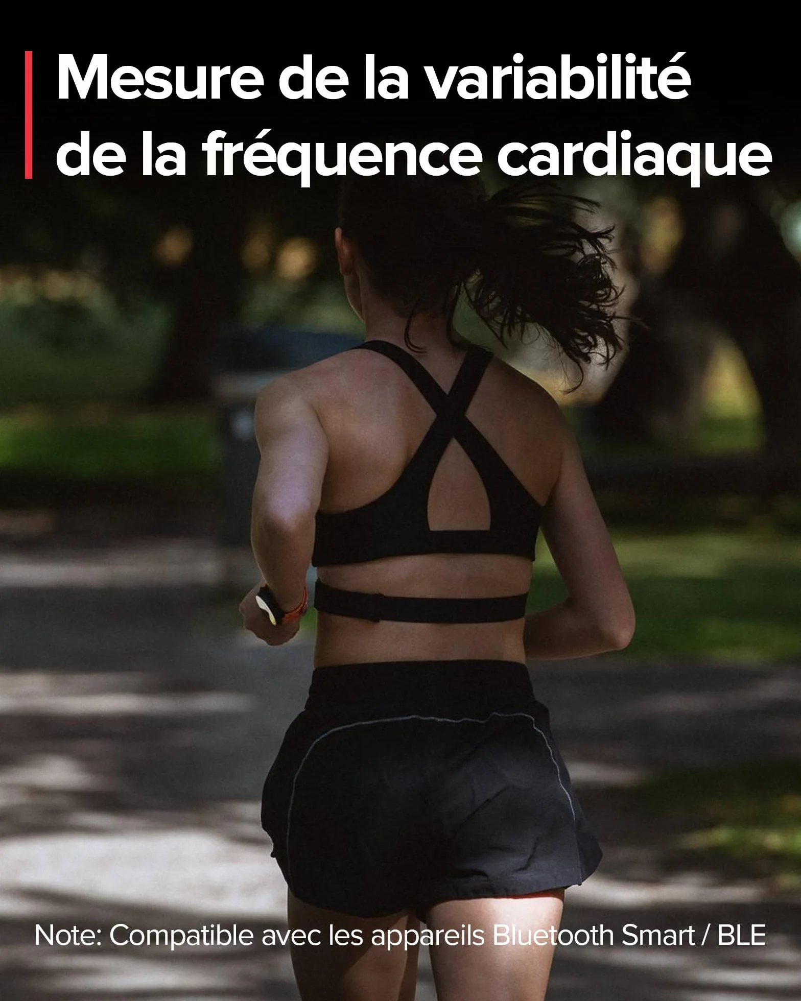SUUNTO Smart Ceinture Fréquence Cardiaque, Capteur VFC Multisport, 30 m Étanchéité, Bluetooth BLE, Batterie Longue Durée