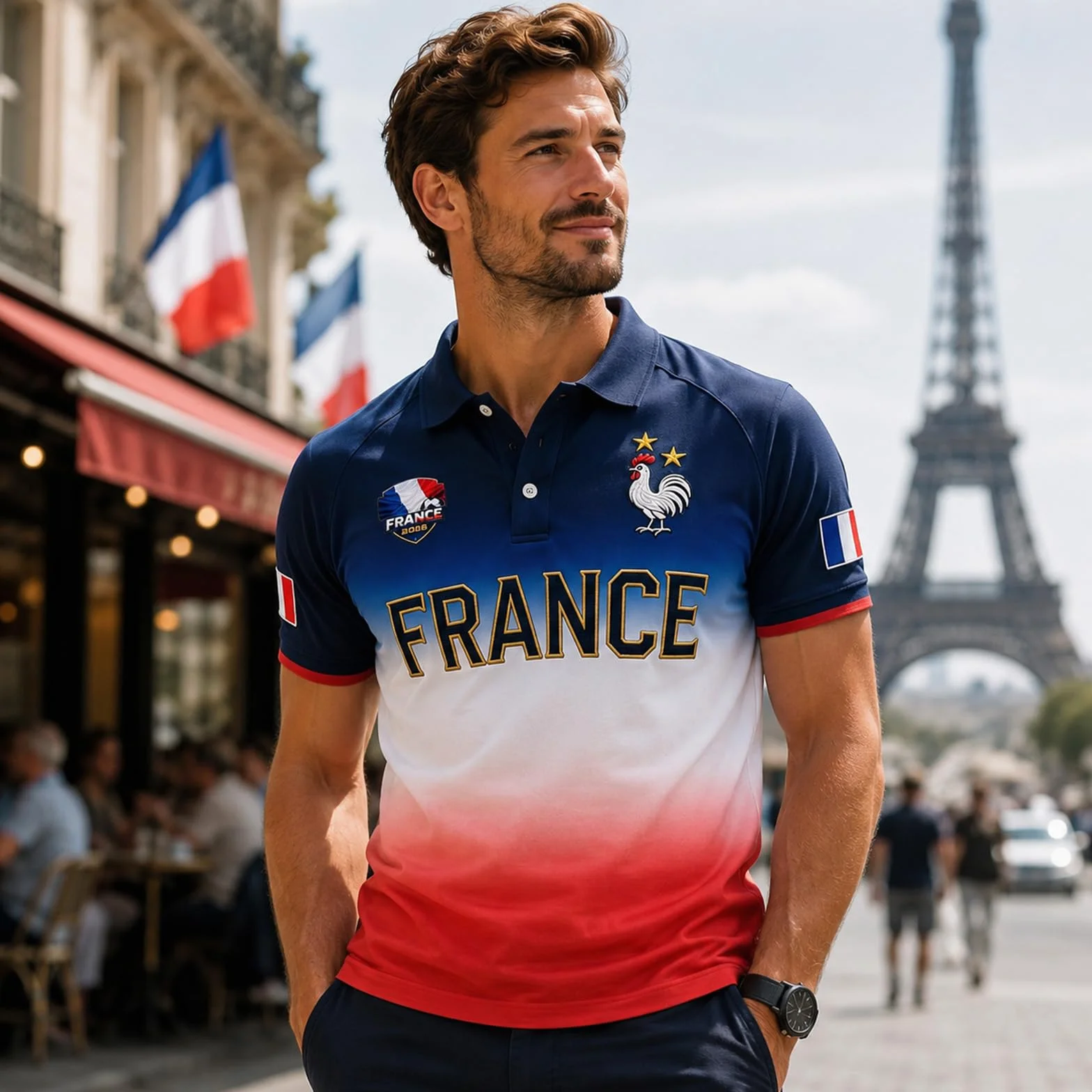 Maillot Officiel France Coupe du Monde de Football Supporters