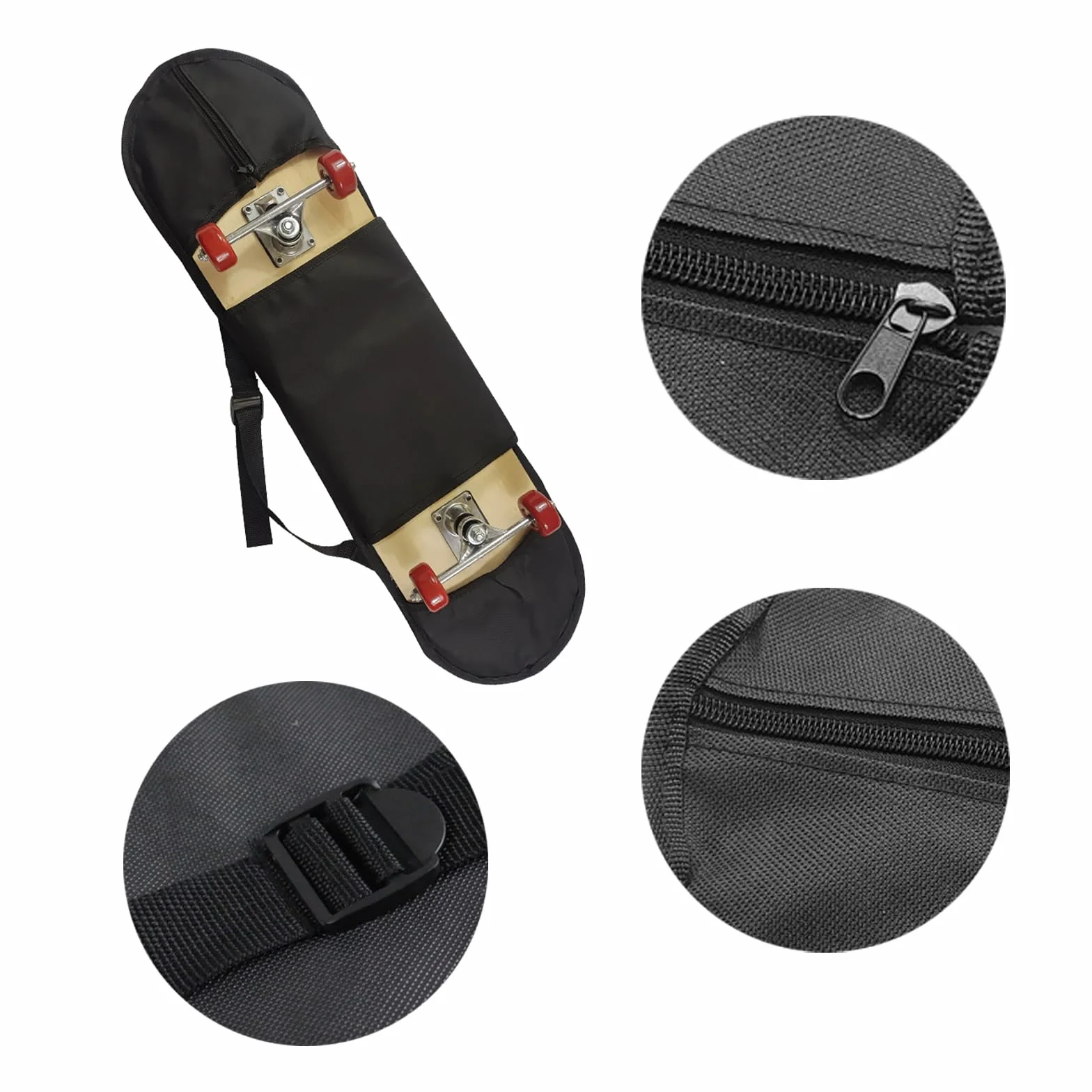 Sac de Skateboard Longboard Housse 2 Pièces pour Protection Extérieur Voyage