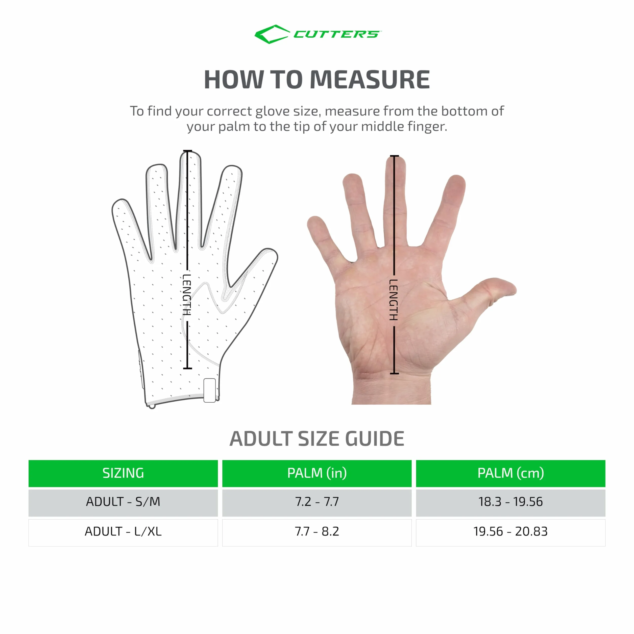 Gants de Receveur de Football Cutters Game Day, Design topo Blanc, Adhérence Supérieure