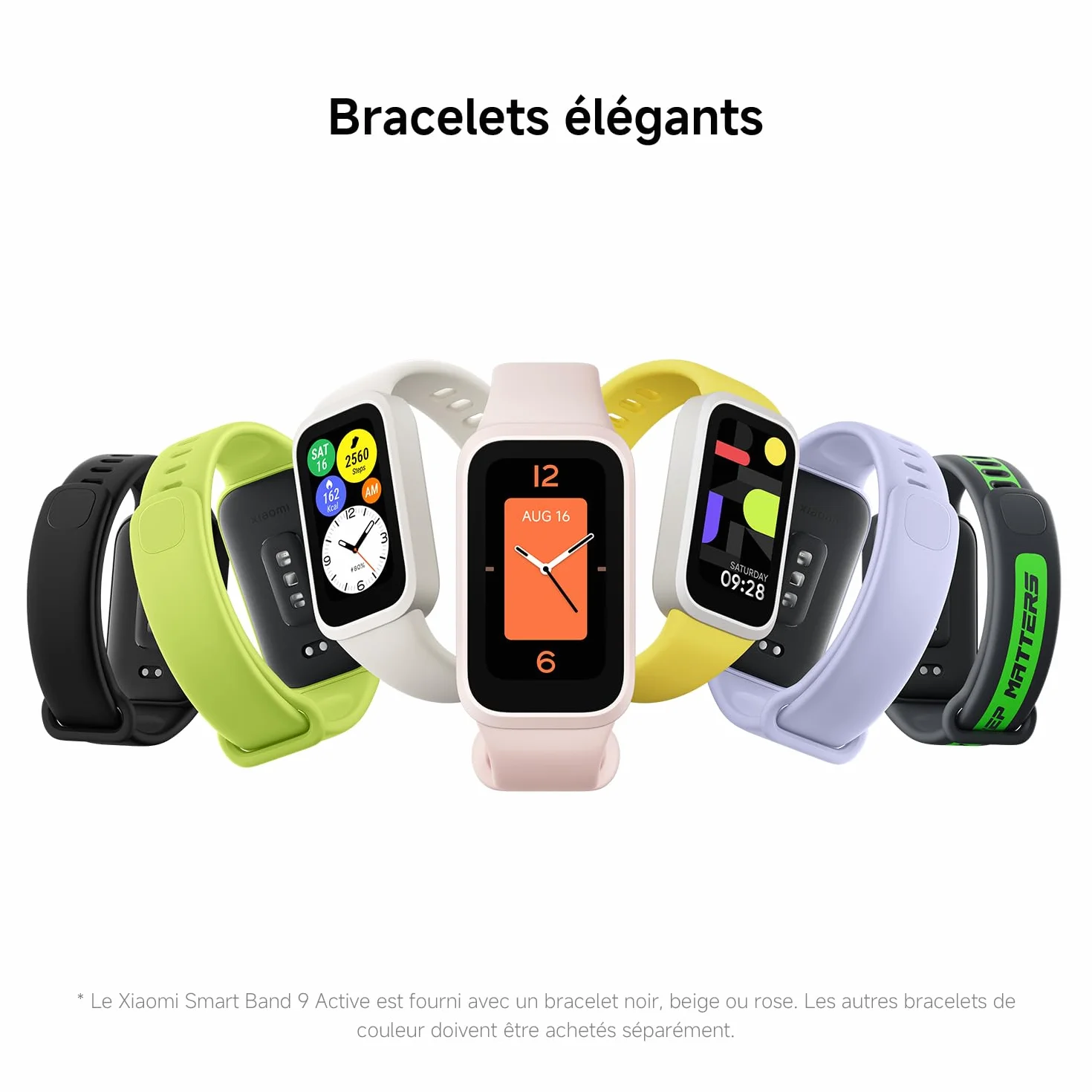 XIAOMI Smart Band 9 Active Bracelet Connecté Sport Montre TFT 37mm 60 Hz 18 Jours 5 ATM Noir