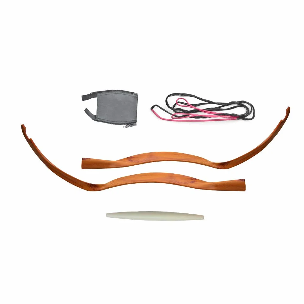 Takedown Arc Classique 20lbs Arc Long Traditionnel en Bois Chasse Adulte Débutant Tir Cible