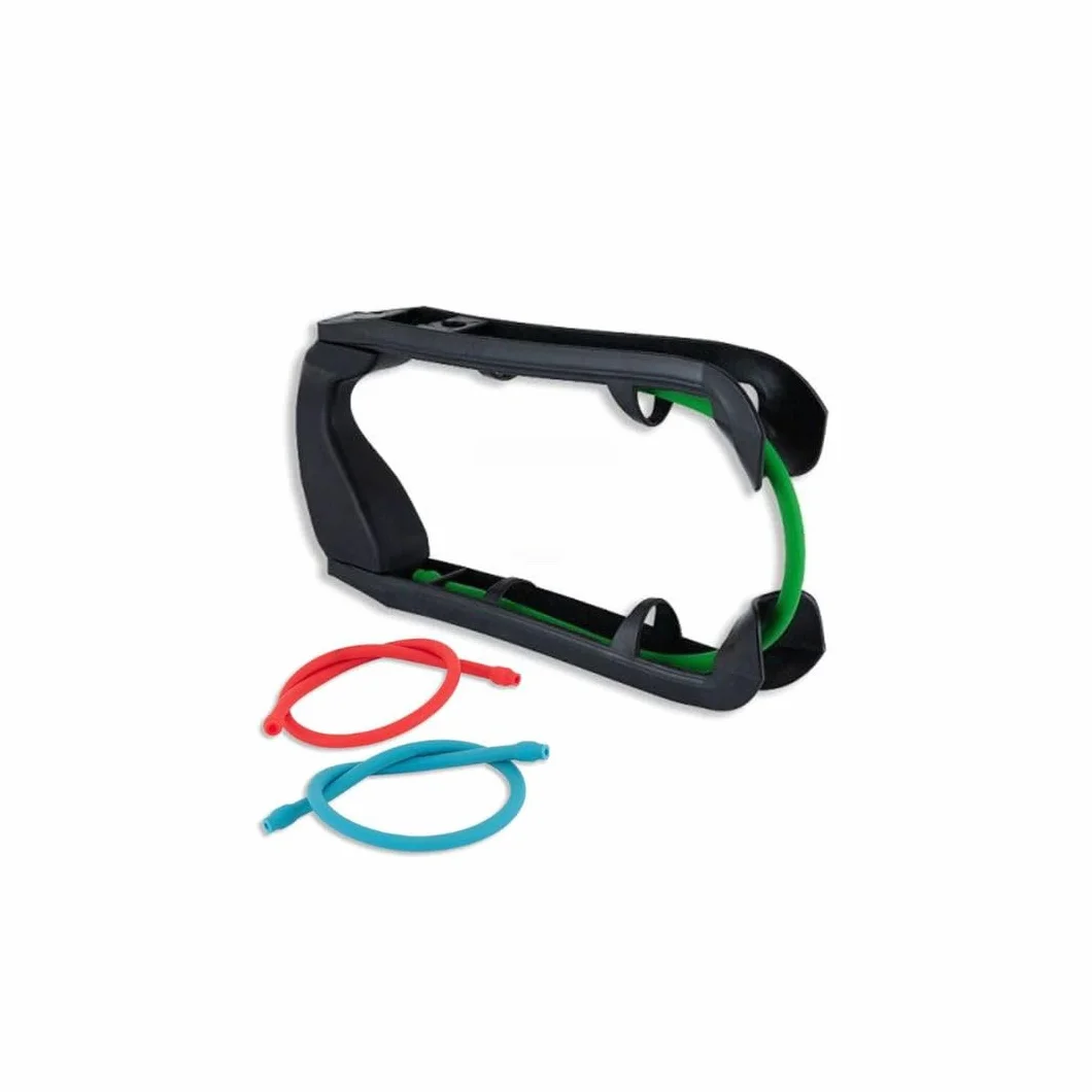 YAK Archery Pedago Grip Trainer pour archers – Appareil d'entraînement avec bandes élastiques variables et poids 270 g