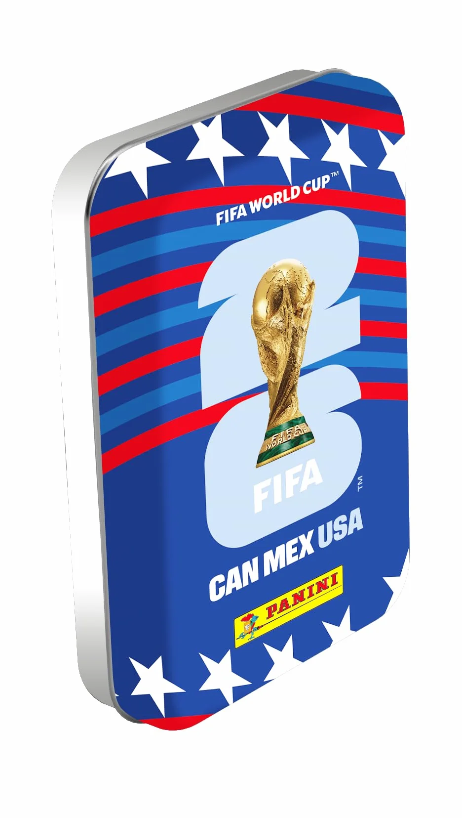 Panini Coupe du Monde FIFA 2026 Stickers Boîte Métal Pocket 8 Pochettes