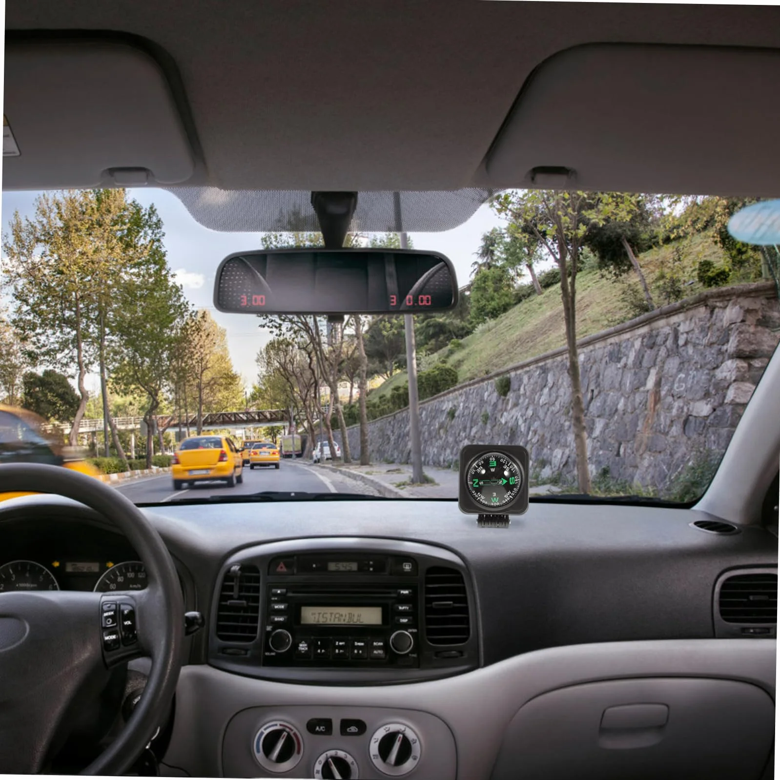 Boussole Marine pour Bateau Montage Tableau de Bord Voiture
