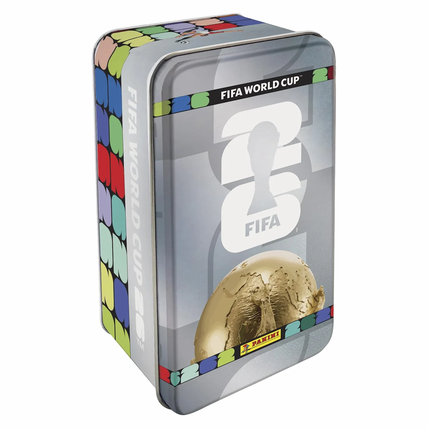 Panini Coupe du Monde FIFA 2026 Stickers - Boîte métal Grand Format 16 Pochettes