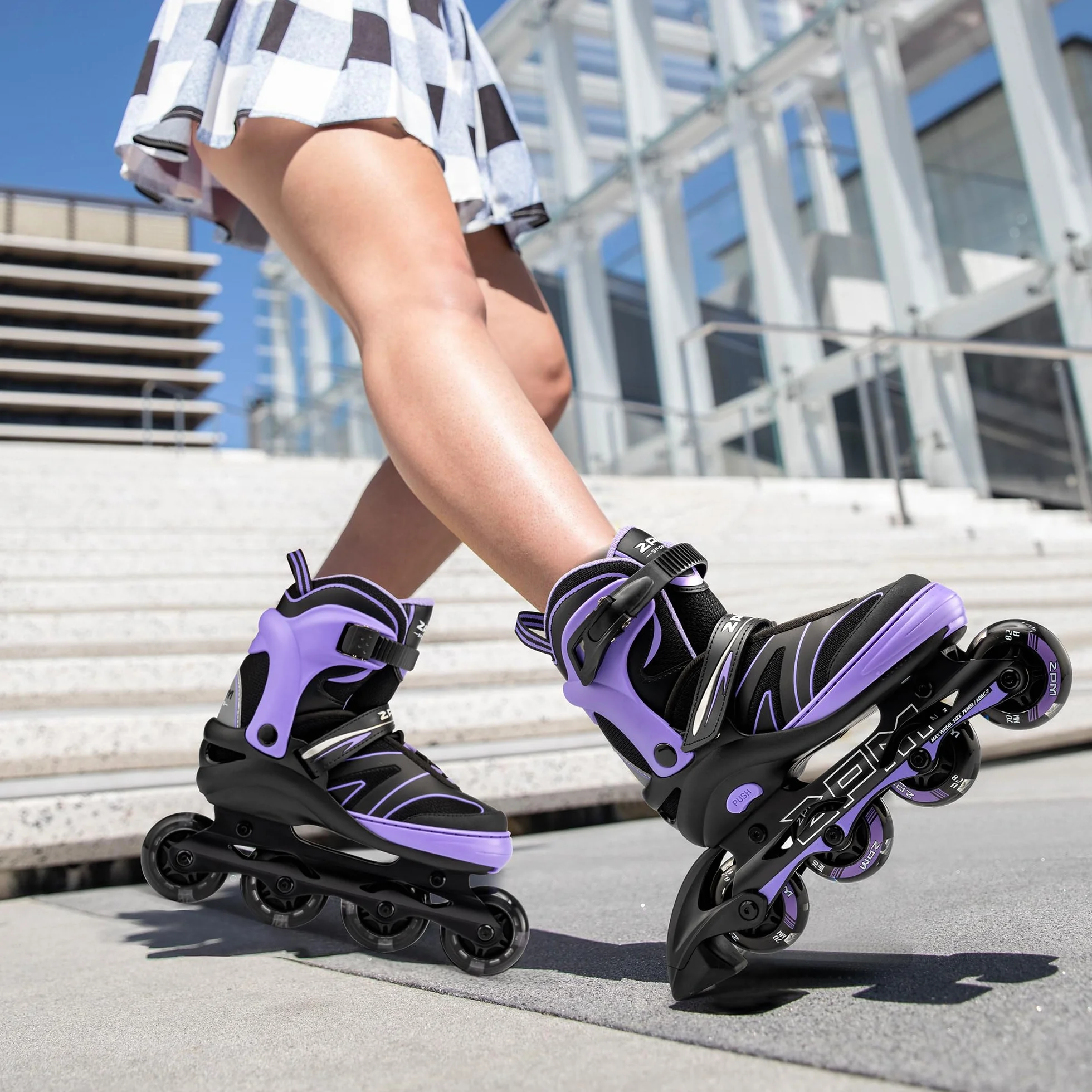 Patins en Ligne réglables pour Enfants 2PM SPORTS Patins à roulettes Légères Débutants