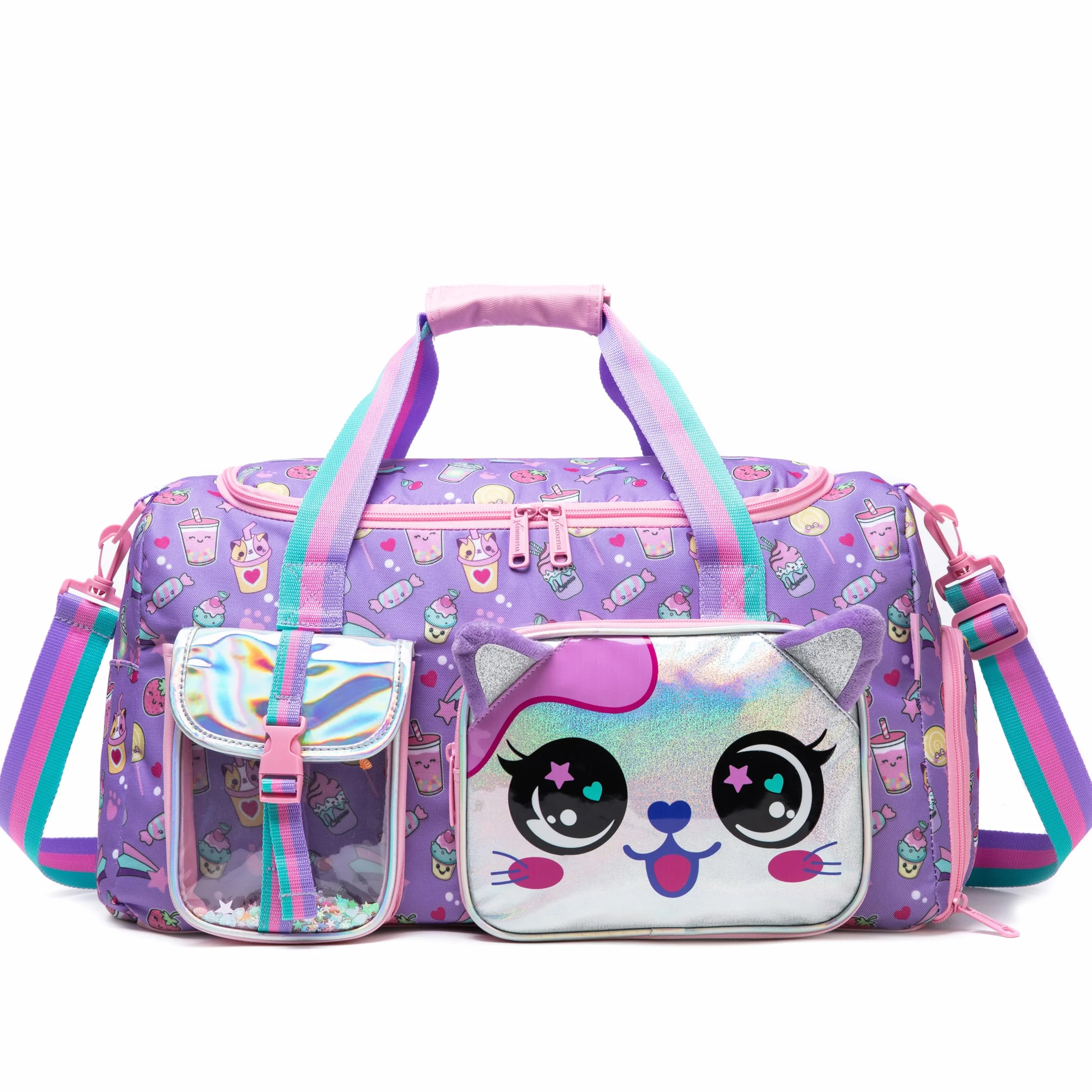 HTgroce Sac de Sport Fille Voyage Enfant Gym Résistant Piscine Danse Loisir